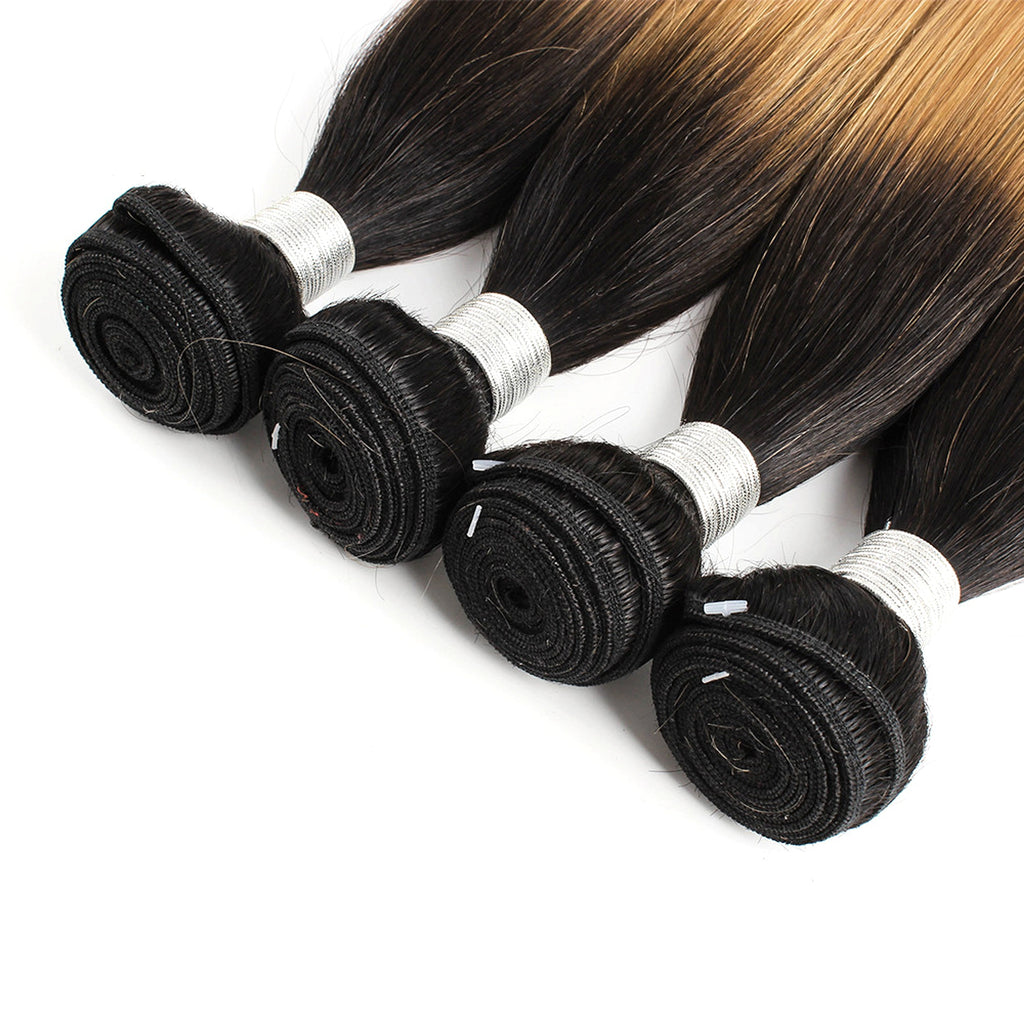 T1b / 27 Brazilian real hair wig curtain - enhanced image 2