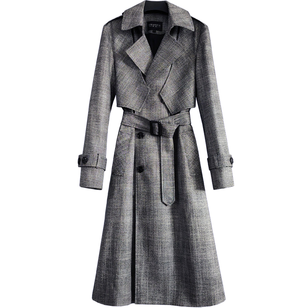 The Trenchcoat Is Over The Knee And Long Men - enhanced image 2