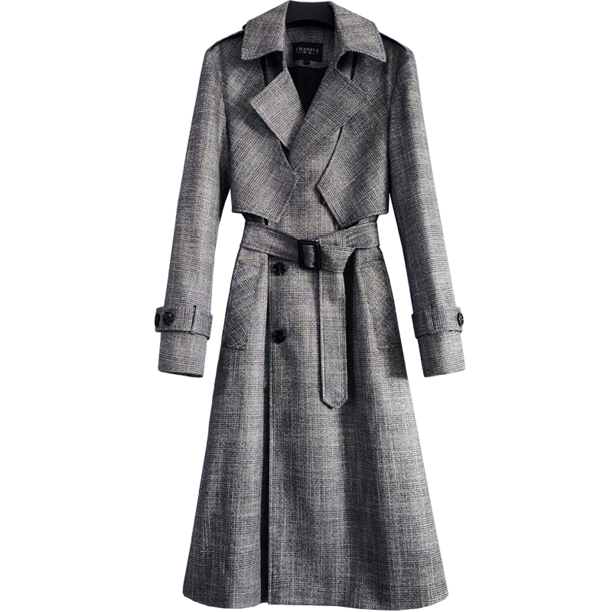 The Trenchcoat Is Over The Knee And Long Men - enhanced image 2