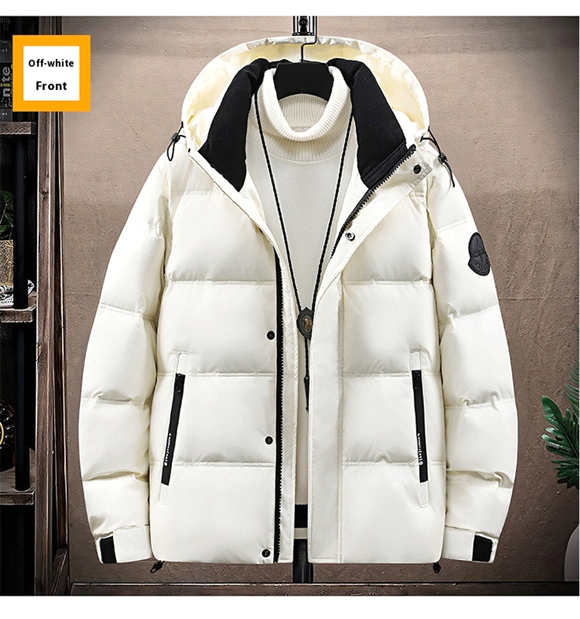 Thickened Warm Down Jacket Male mEN - enhanced image 2