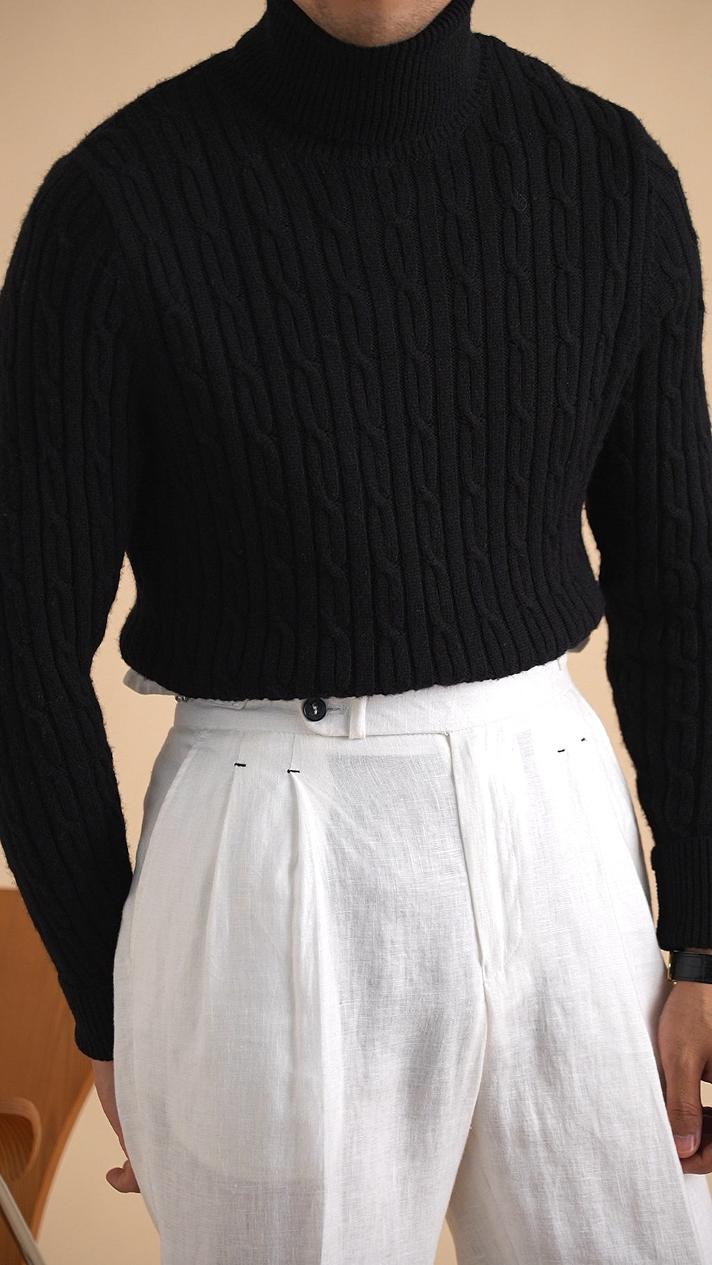 Turtleneck Sweater Men's Long Sleeve Casual - enhanced image 2