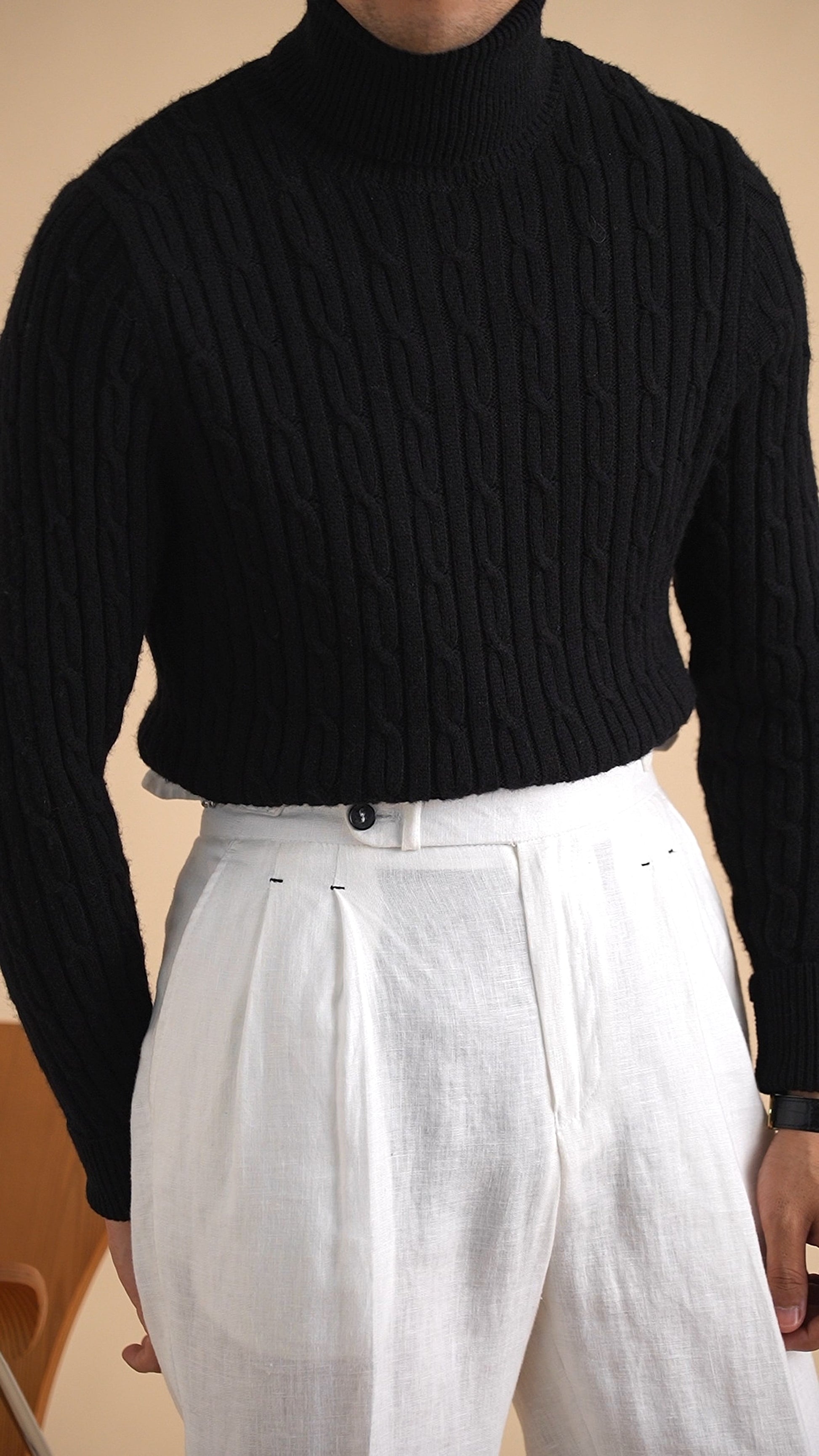 Turtleneck Sweater Men's Long Sleeve Casual - enhanced image 2