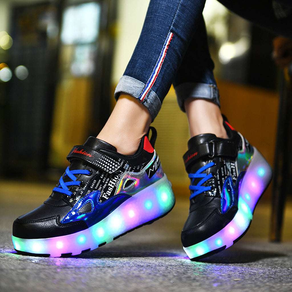 Two-wheeled Heelys Children's Sports Shoes Boys And Girls Skates - enhanced image 2