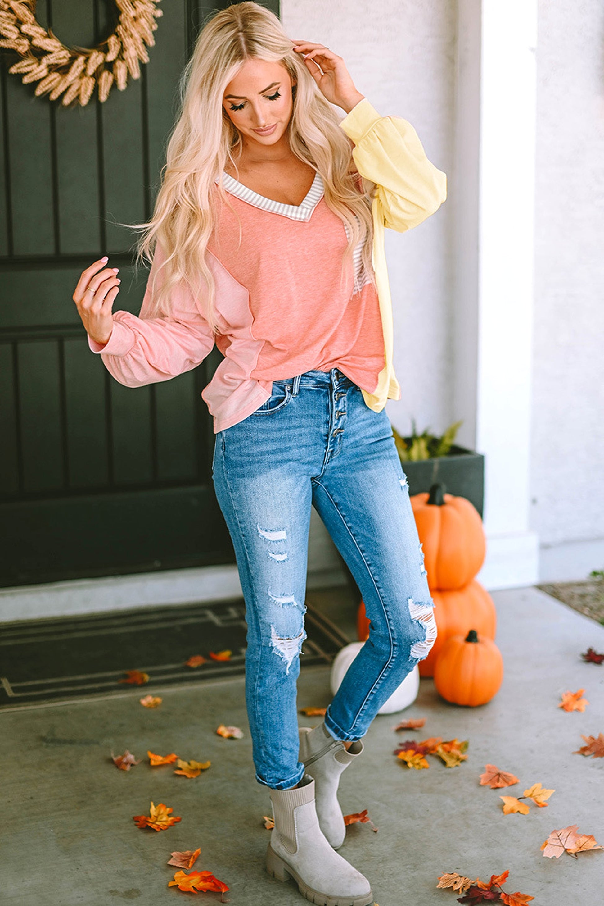 Striped Comfort Hoodie – Casual Chic Edition - enhanced image 2