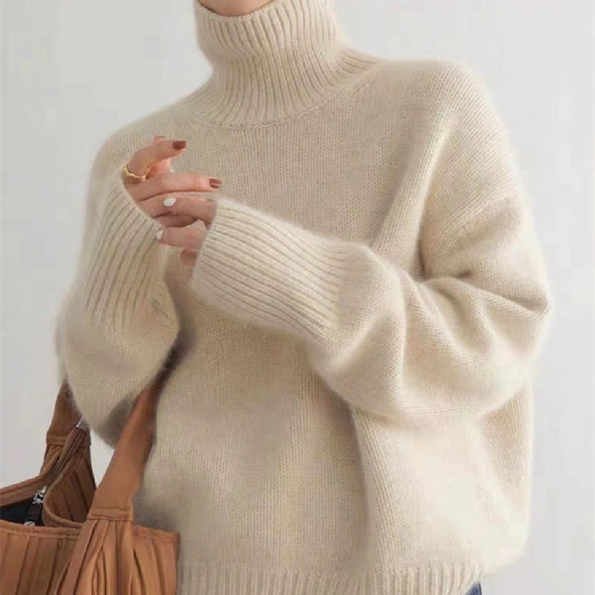 Women's All-match Knitted Pullover Sweater - enhanced image 2