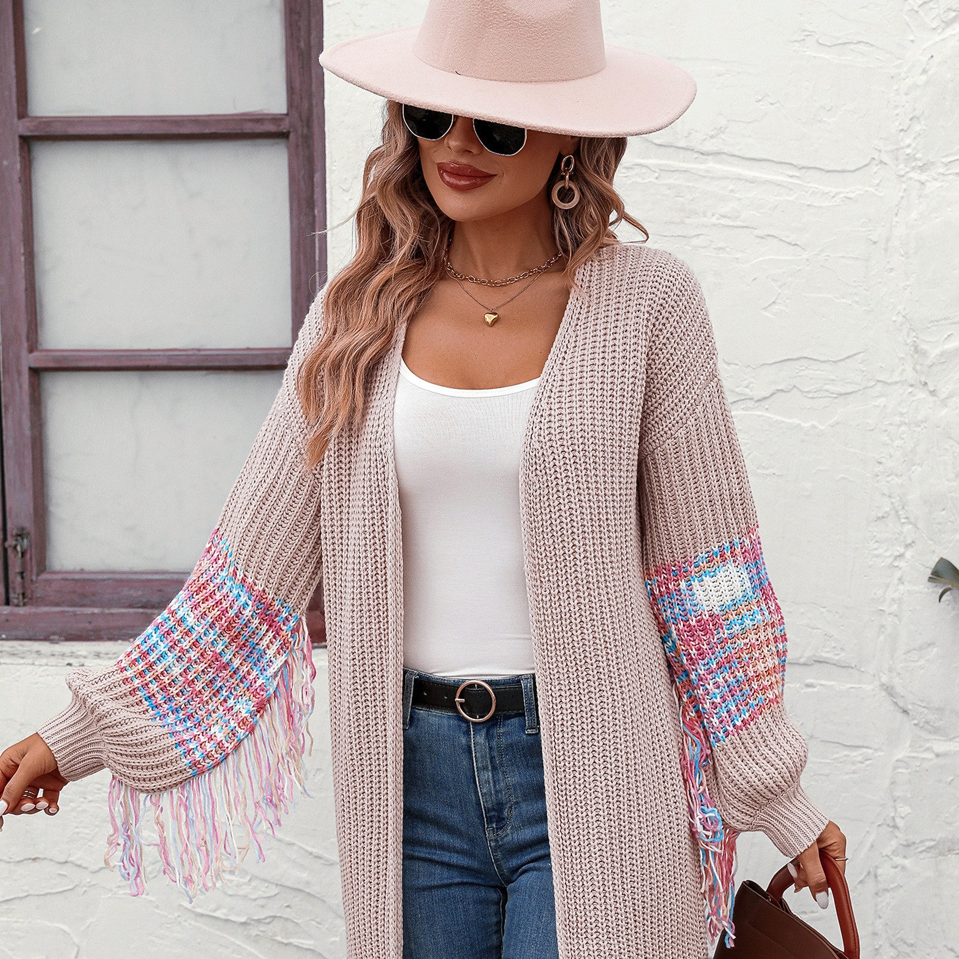 Women's Fashion Casual Tassel Sweater - enhanced image 2
