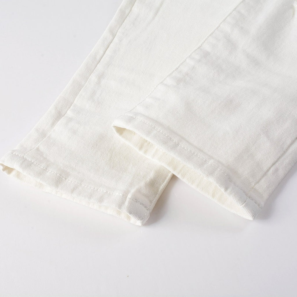 Women's High Street Ripped Stretch Slim Jeans - enhanced image 2
