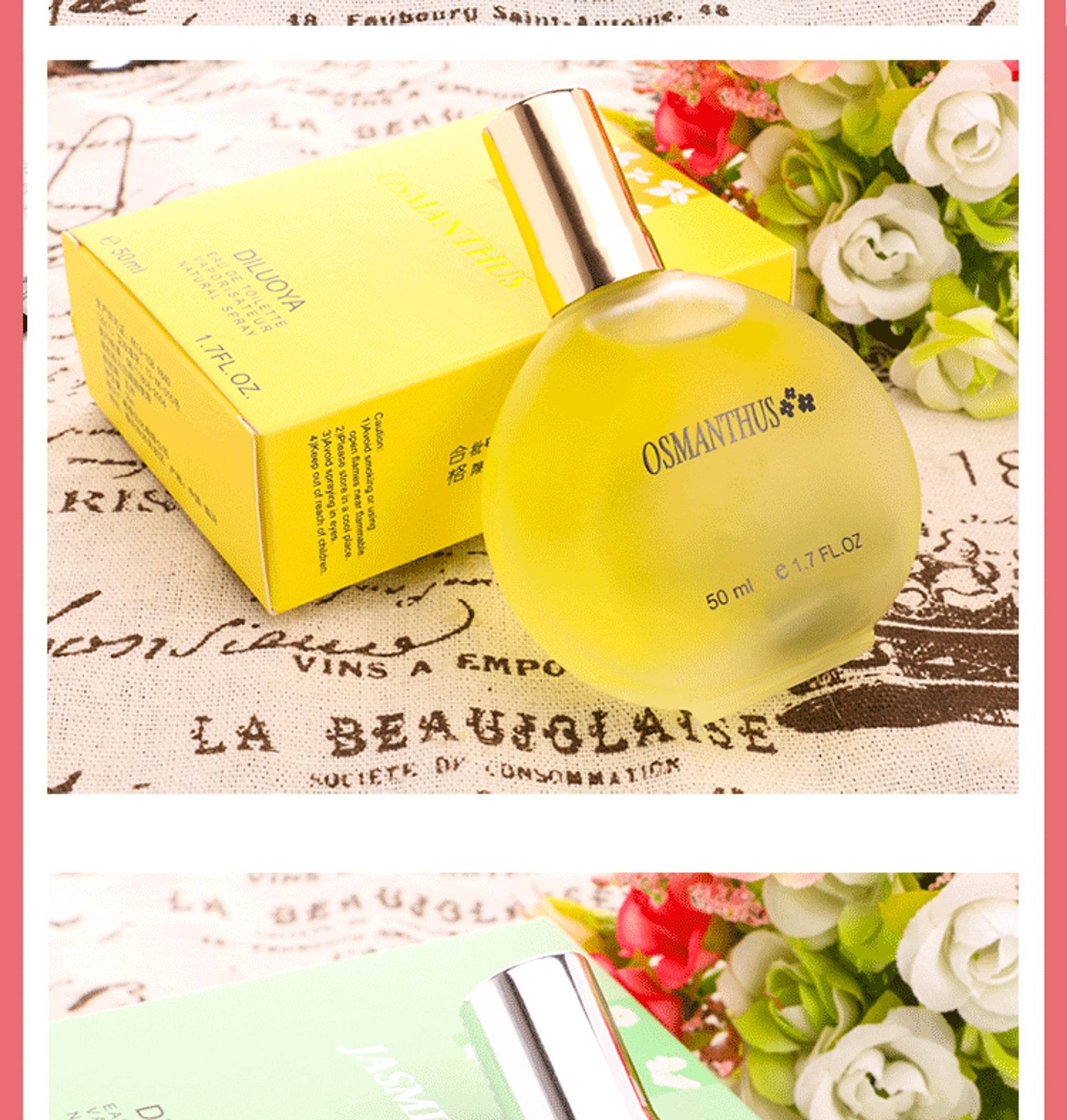 Women's Perfume Floral Light Fragrance Fragrance Student Jasmine Rose Osmanthus Perfum - enhanced image 2