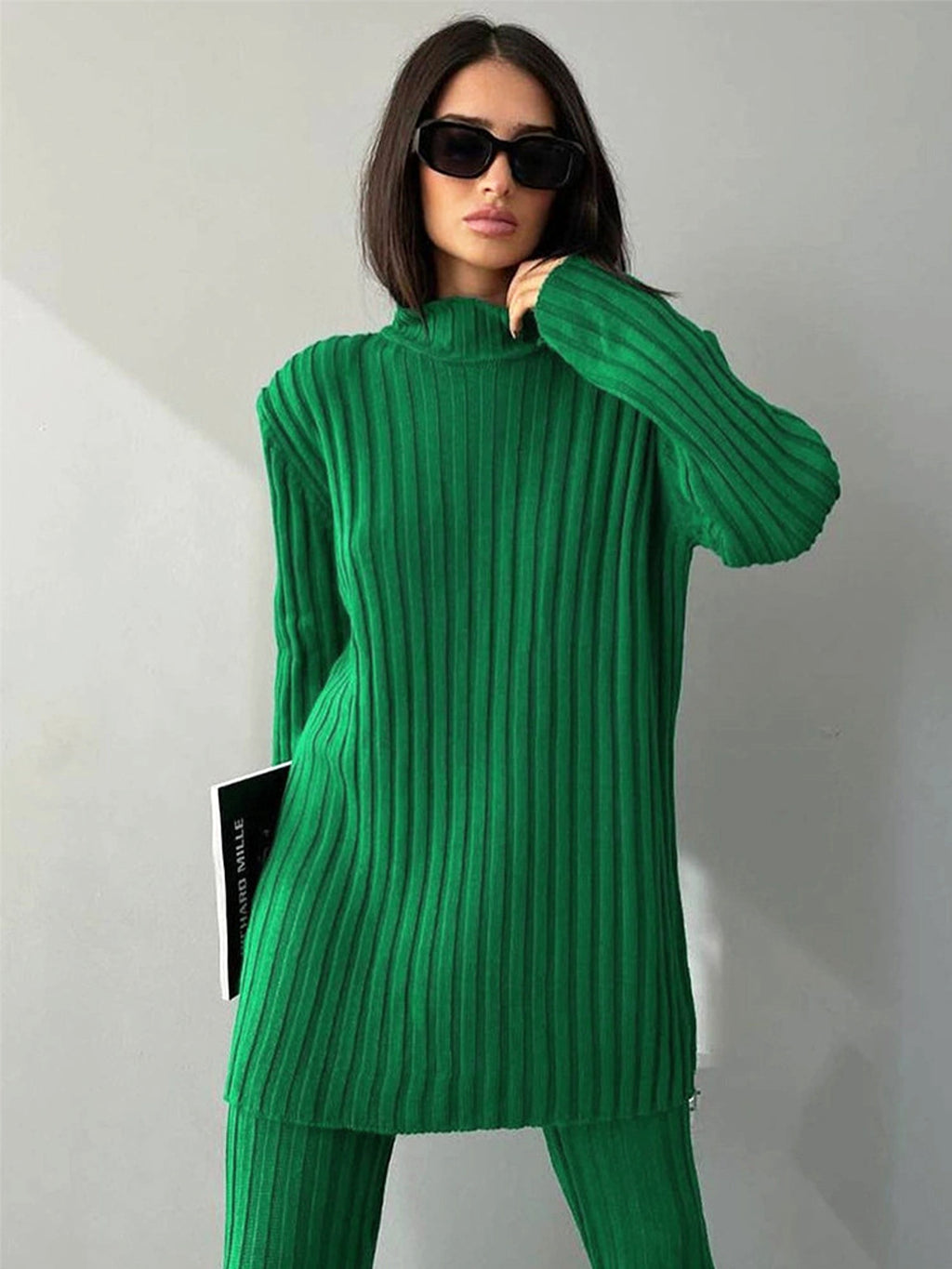 Women's Knitwear Pants Woolen (Tracksuit) - enhanced image 2