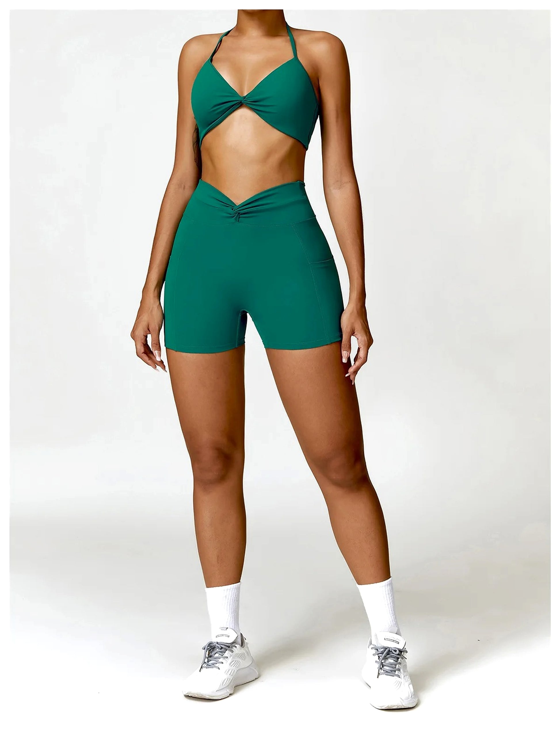 Yoga Suit Women Quick-drying Beauty Back Fitness Sports Clothes (Leggings) - enhanced image 2