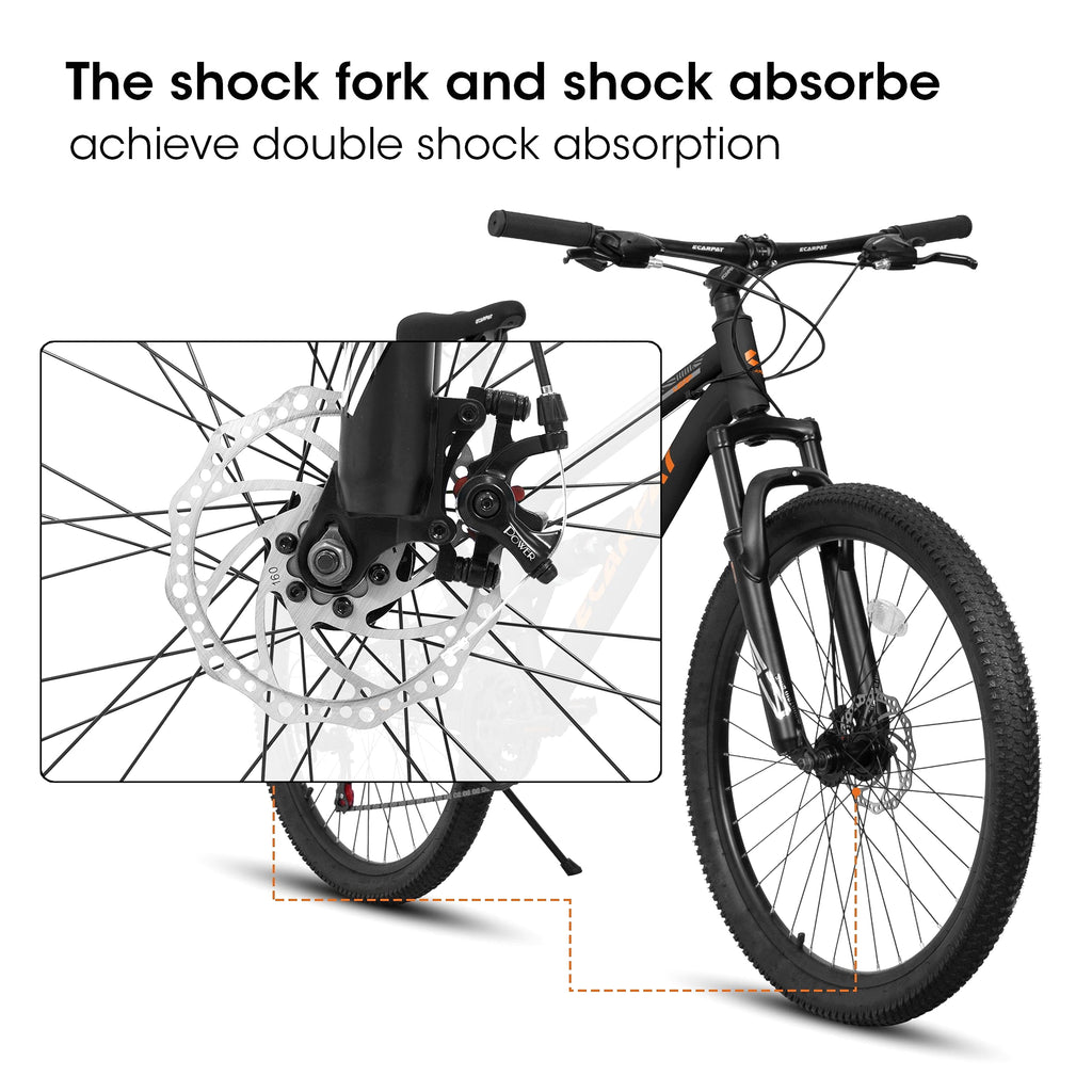 TrailMate™ – 26" Steel Frame MTB (21-Speed, Blue) - enhanced image 3