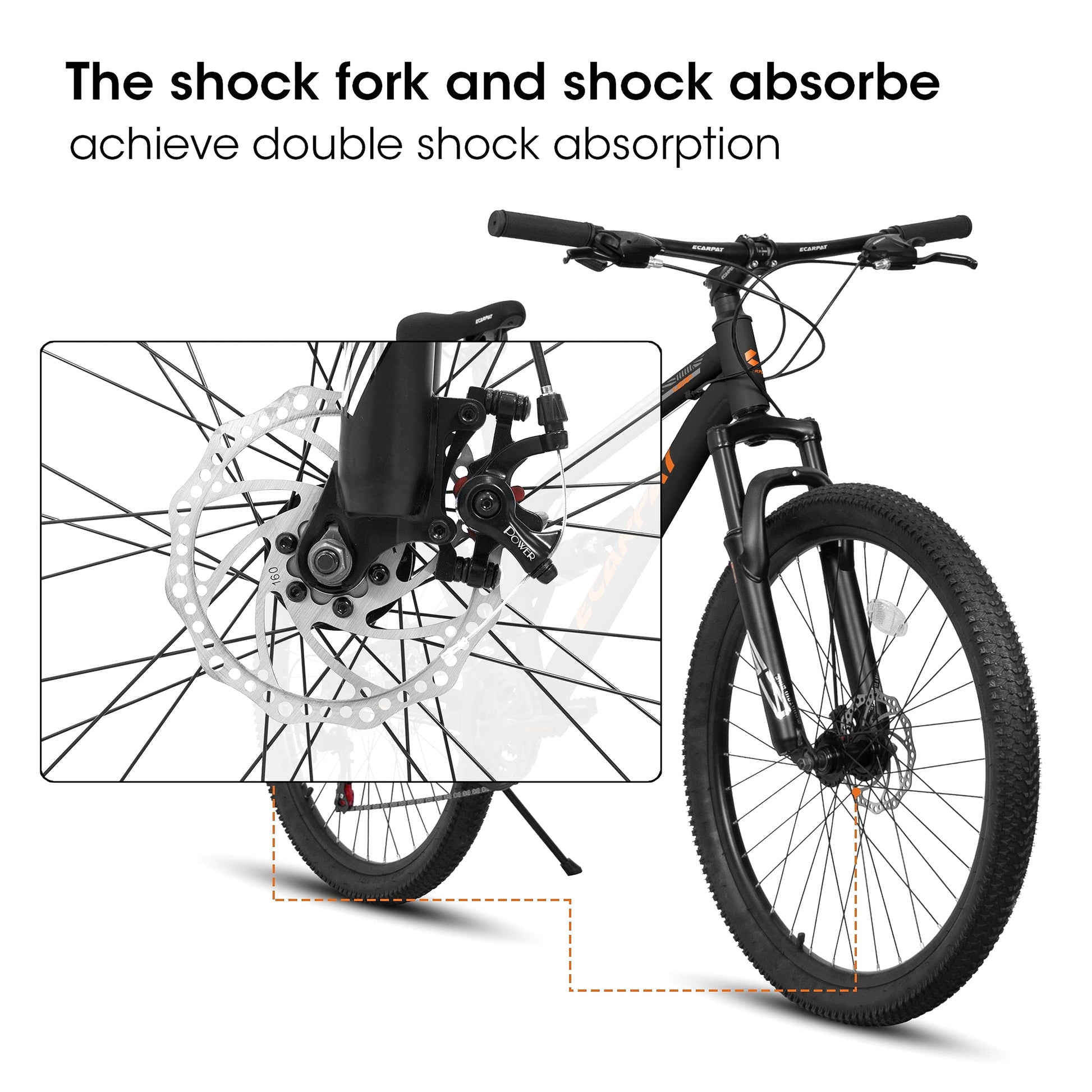 TrailMate™ – 26" Steel Frame MTB (21-Speed, Blue) - enhanced image 3