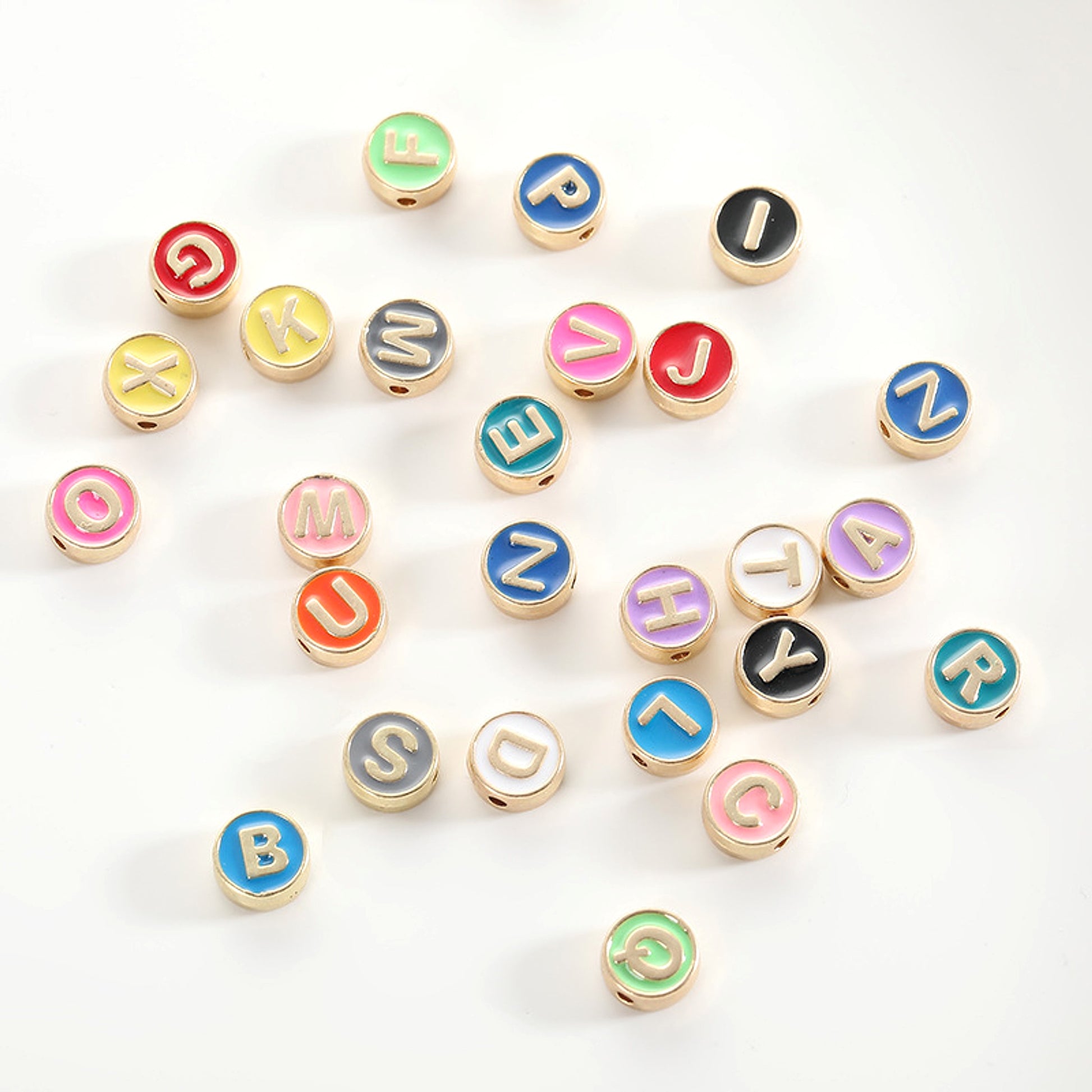 Personalized Alphabet Letter Charms – Perfect for DIY Bracelets & Necklaces - enhanced image 3