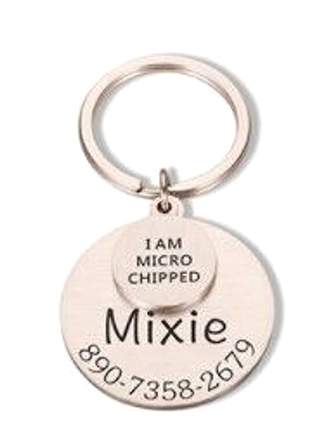 Engraved Anti-Lost Pet ID Tag – Keep Your Furry Friend Safe! - enhanced image 3