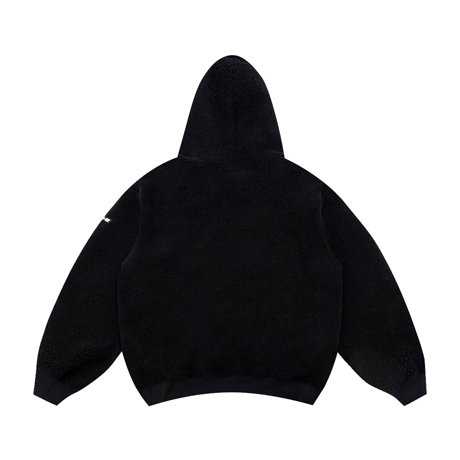 BATTLEKID - Lamb Wool Alphabet Embroidery Hooded Sweater Men - enhanced image 3