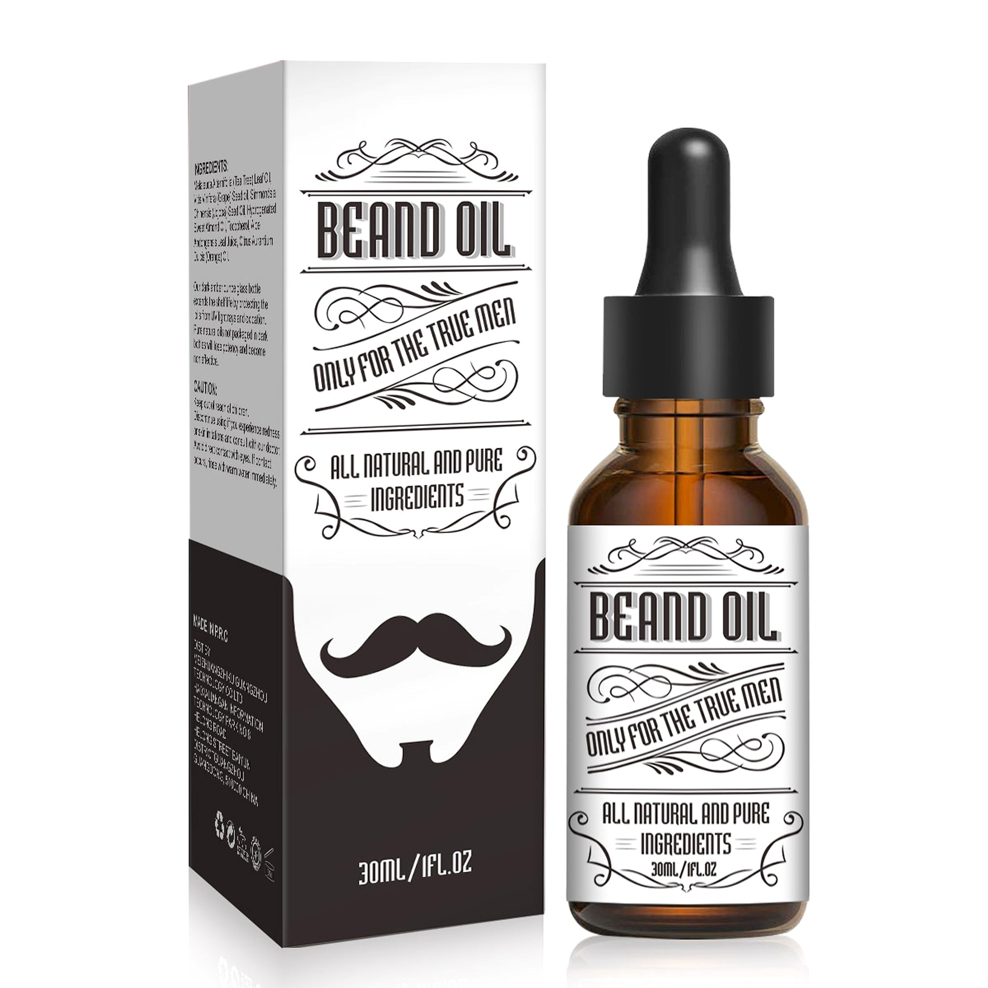 Beard & Stache Collection – “Power Roots” Beard Oil for Real Growth - enhanced image 3