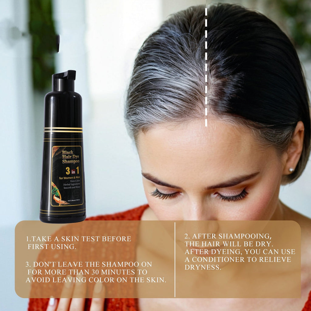 Black Ran Hair Shampoo 3-in-1 – Cleanses, Nourishes & Refreshes Color (200ml) - enhanced image 3