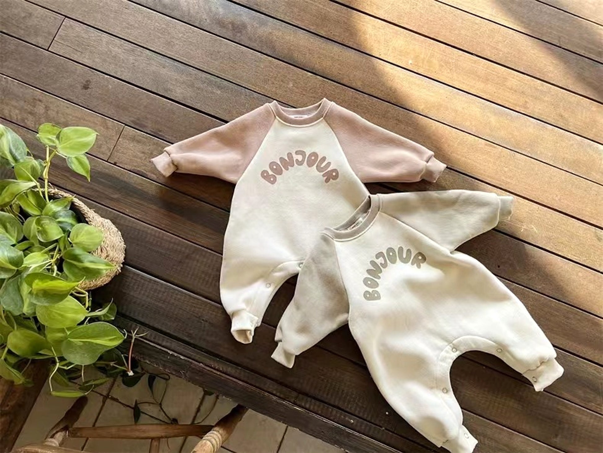 BonjourNest™ – Casual Long Sleeve Romper for Babies - enhanced image 3