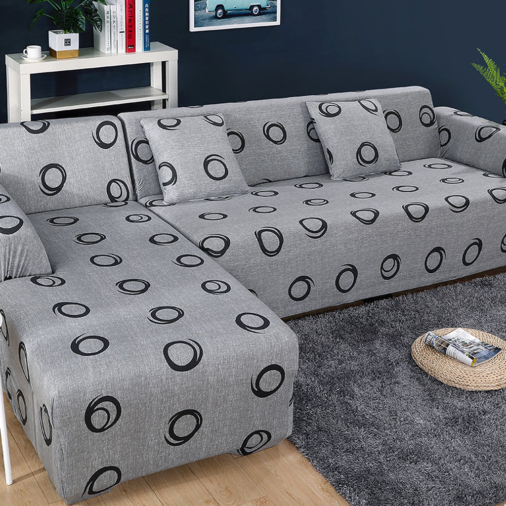 BotaniLuxe™ – Floral Stretch Sofa Cover for Modular/L-Shape Sofas - enhanced image 3