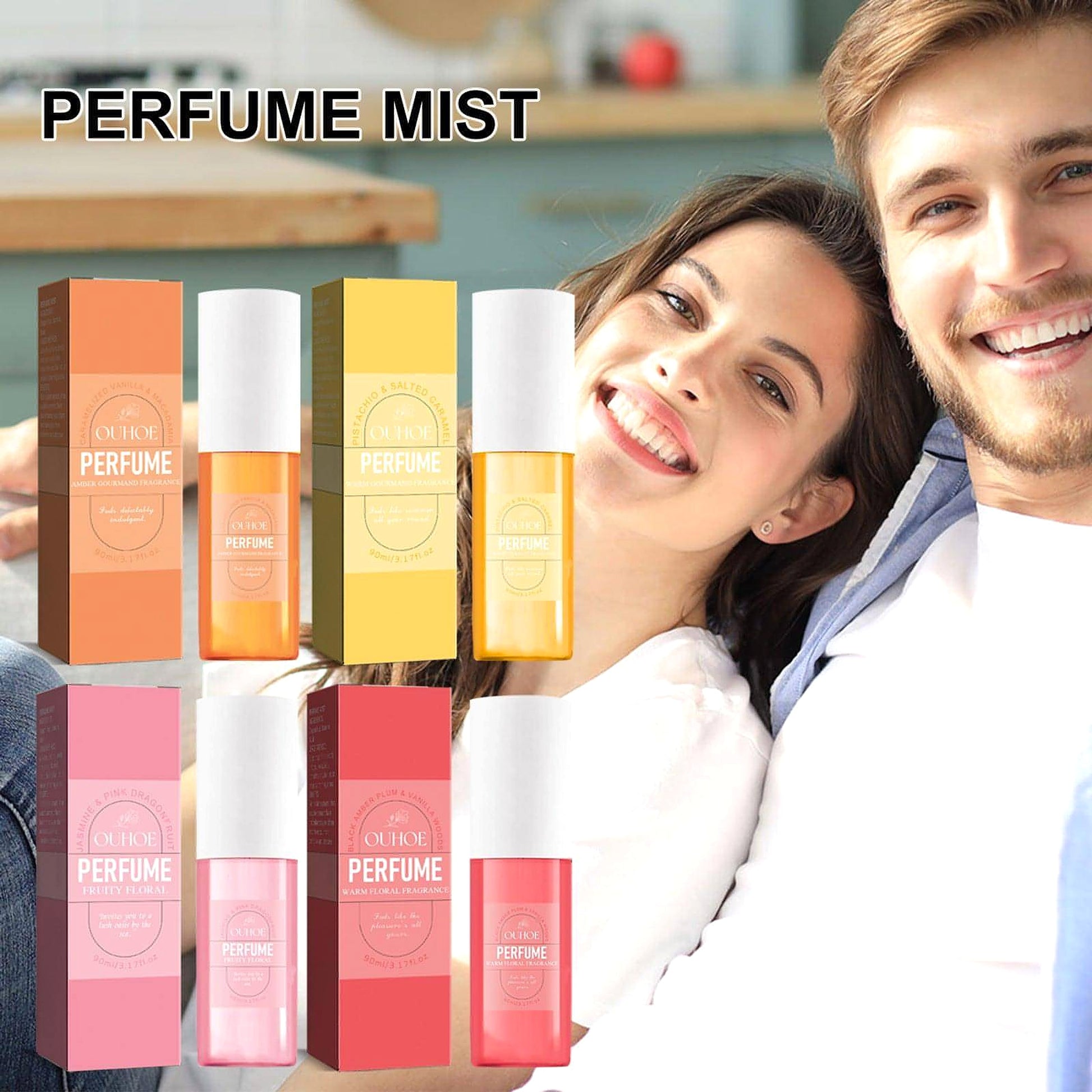 Brazilian Perfume,Fruity Fragrance Perfume Mist,Brazilian Perfume For Women Bodymoisturize Skin 3.17oz - enhanced image 3