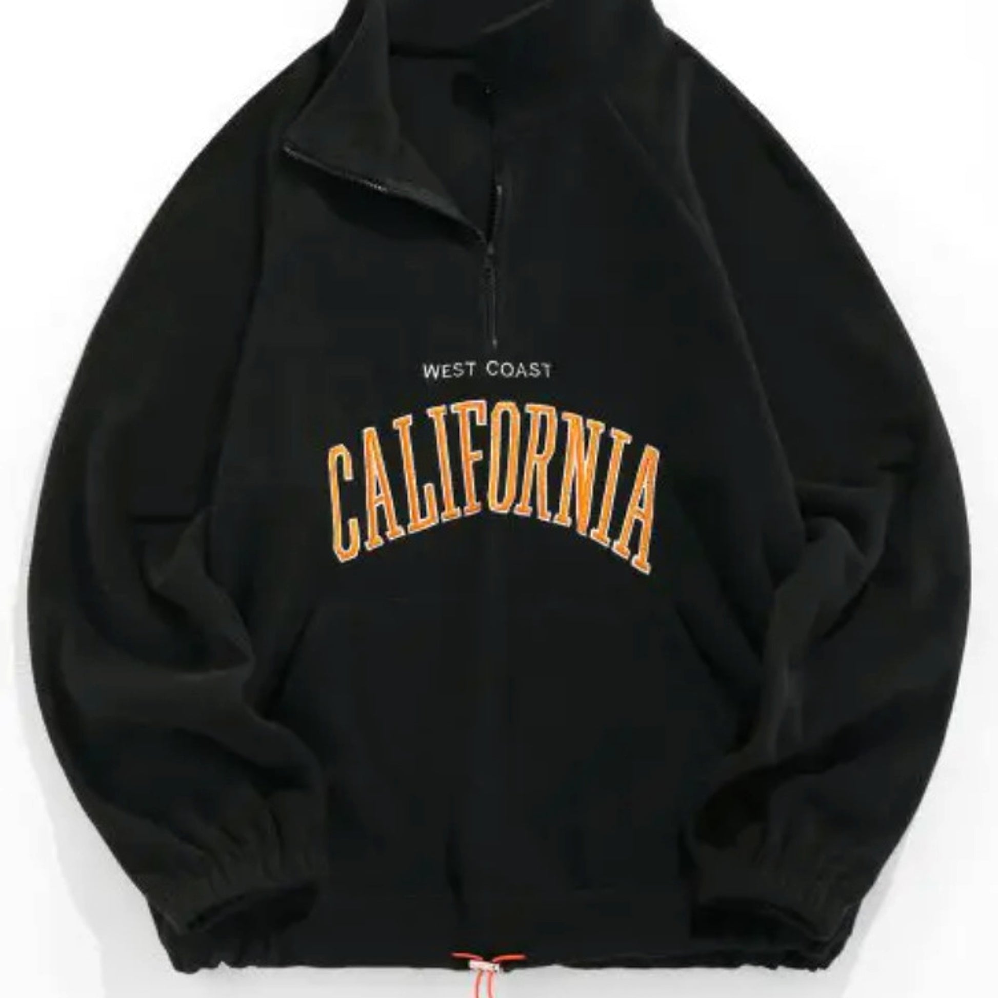 California Loose Zipper Coat Sweater - enhanced image 3