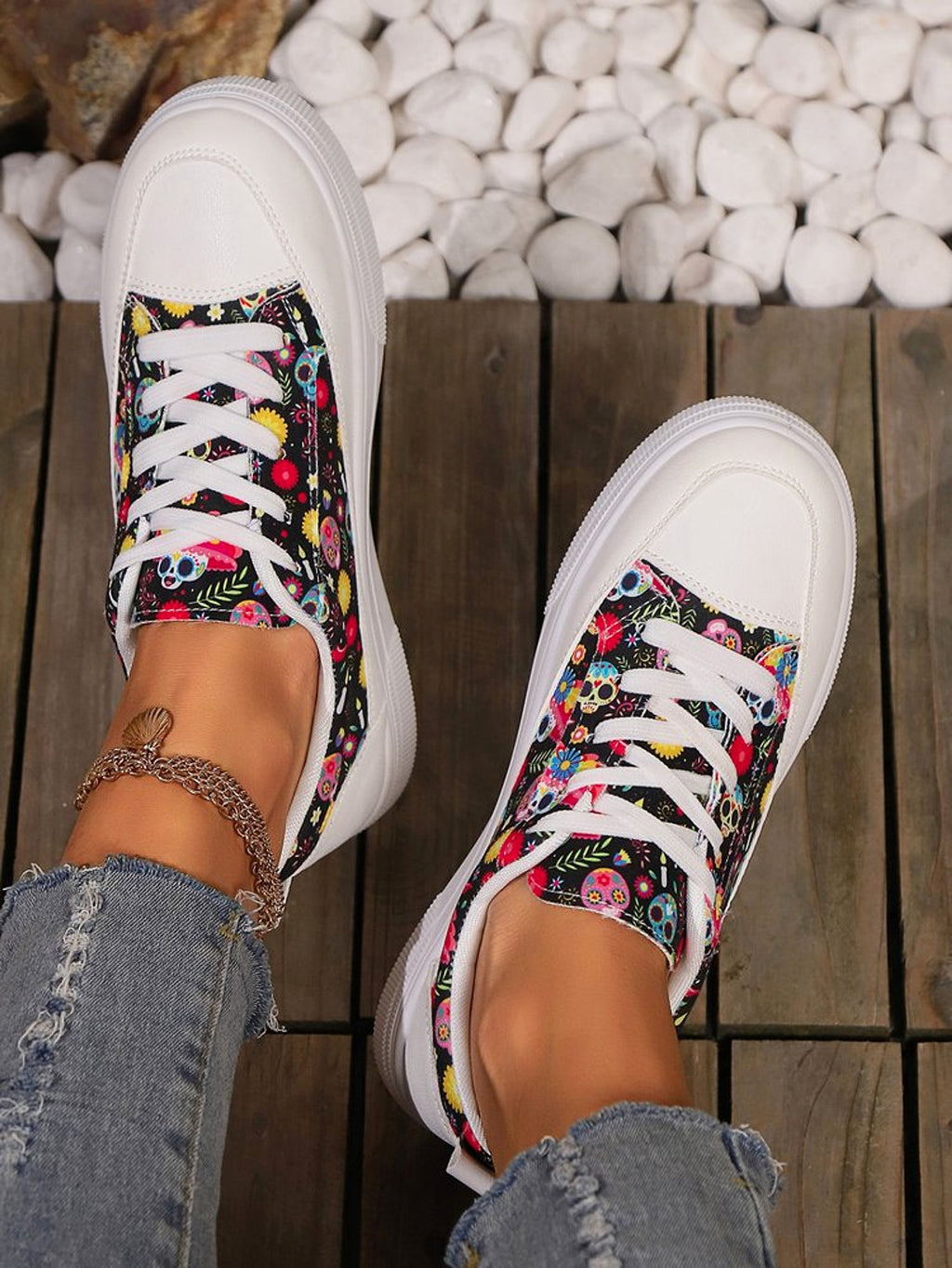 Canvas Shoes For Women Fashion Breathable Versatile Flats Student Casual Shoes - enhanced image 3