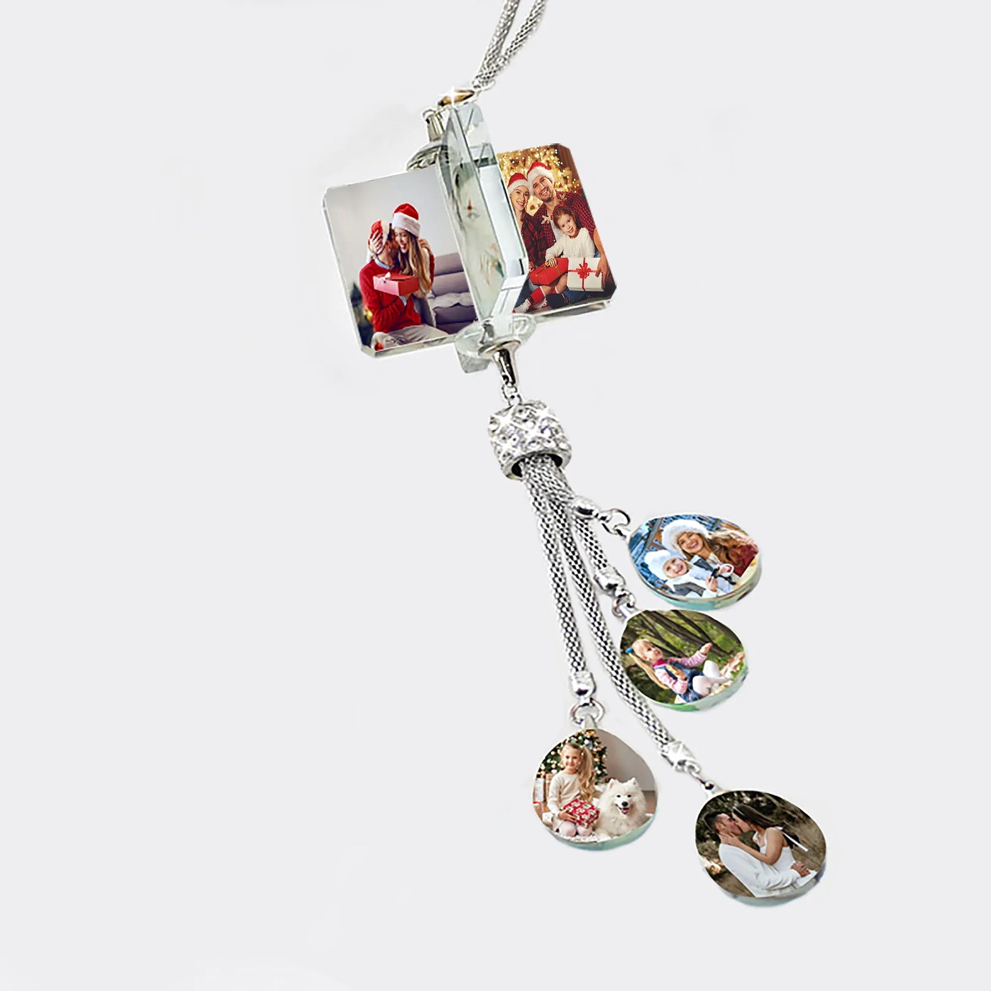 Car Pendant Photo Creative Rearview Mirror Crystal - enhanced image 3