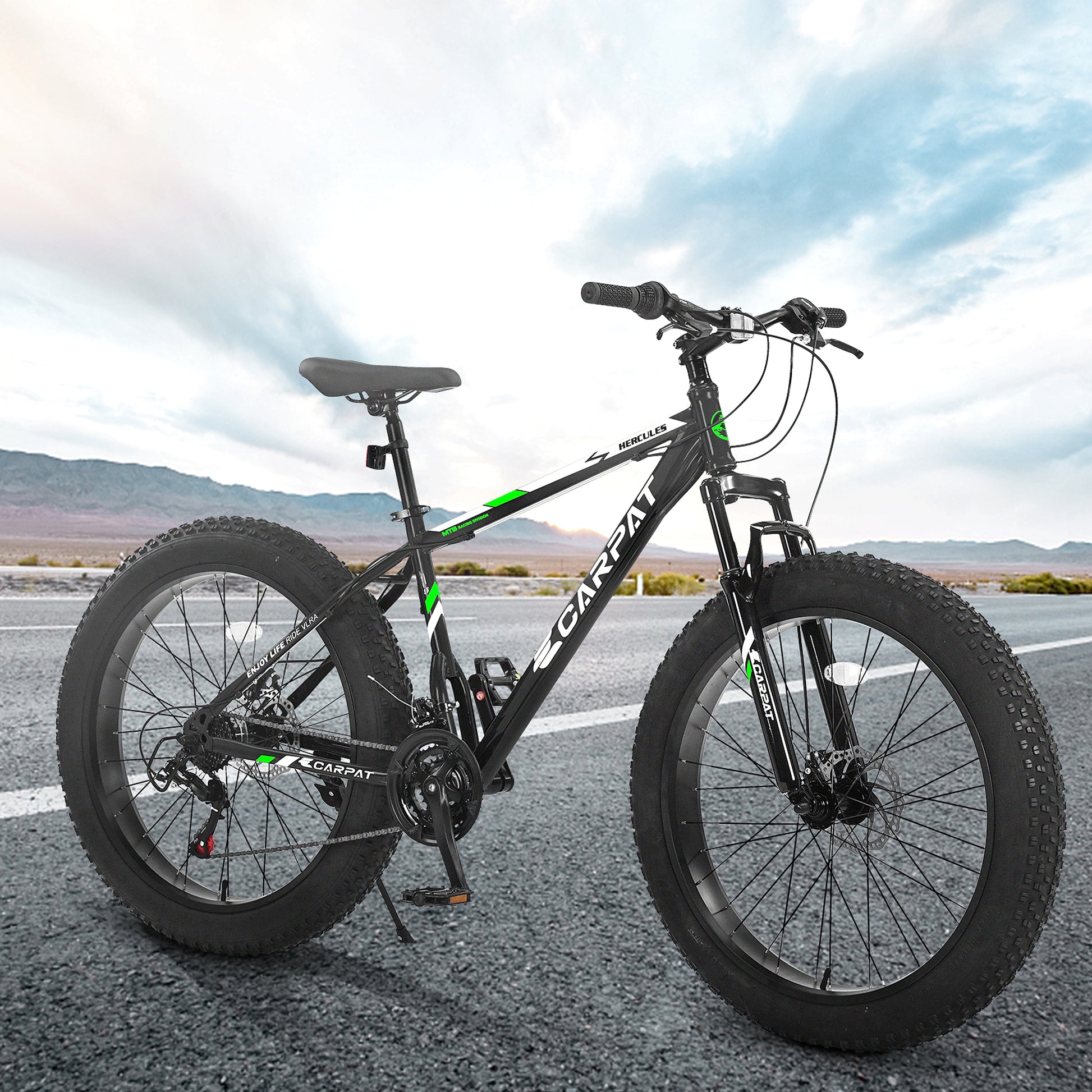 Carpat™Ruffryde – 26" Full Suspension Mountain Bike with Dual Disc Brakes (US Warehouse) - enhanced image 3