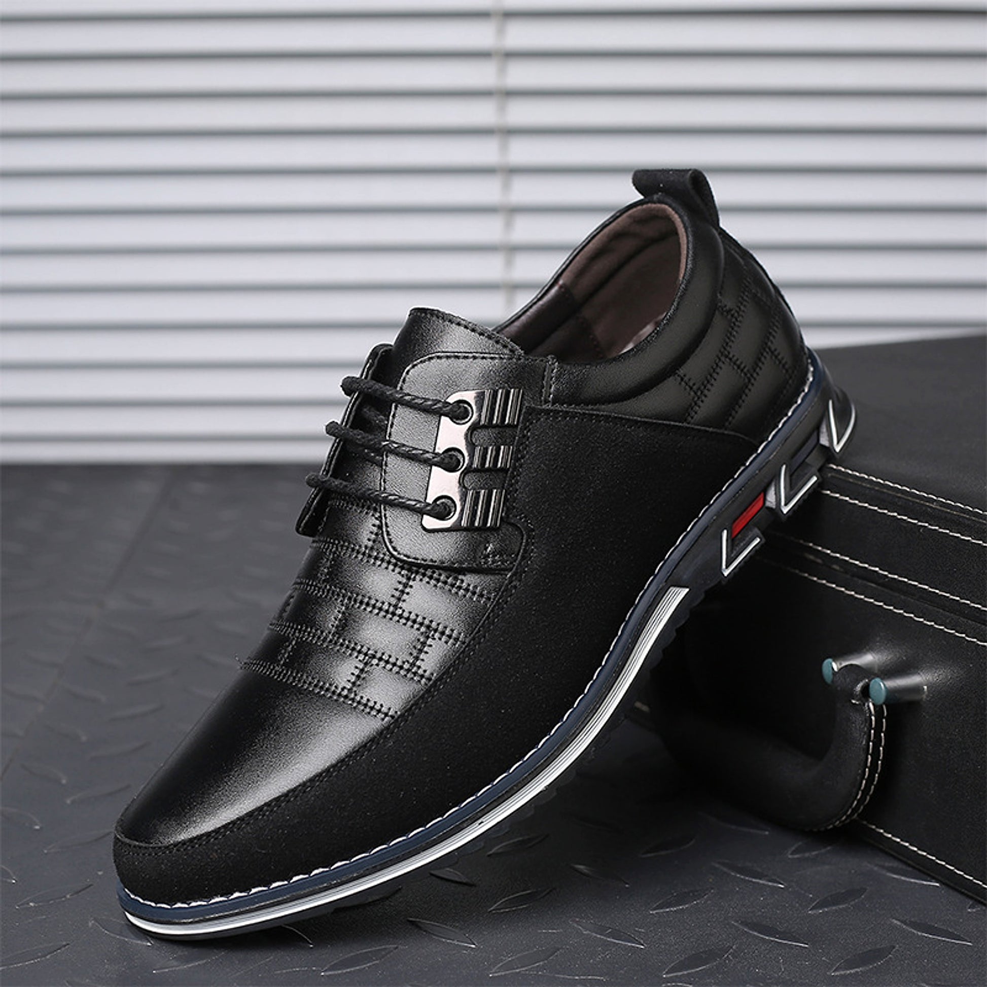 Casual Leather Shoes Men's - enhanced image 3