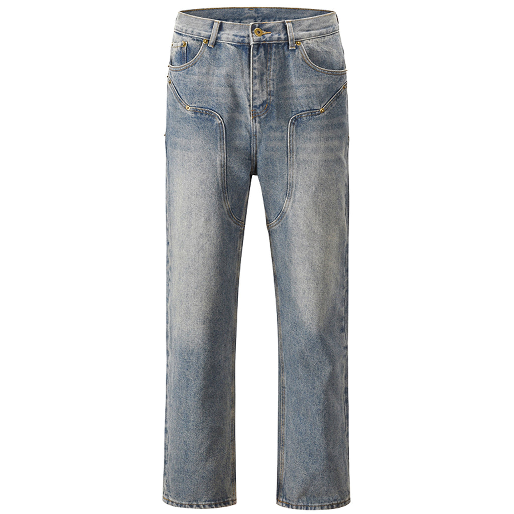 Casual Western Vintage Jeans Men - enhanced image 3
