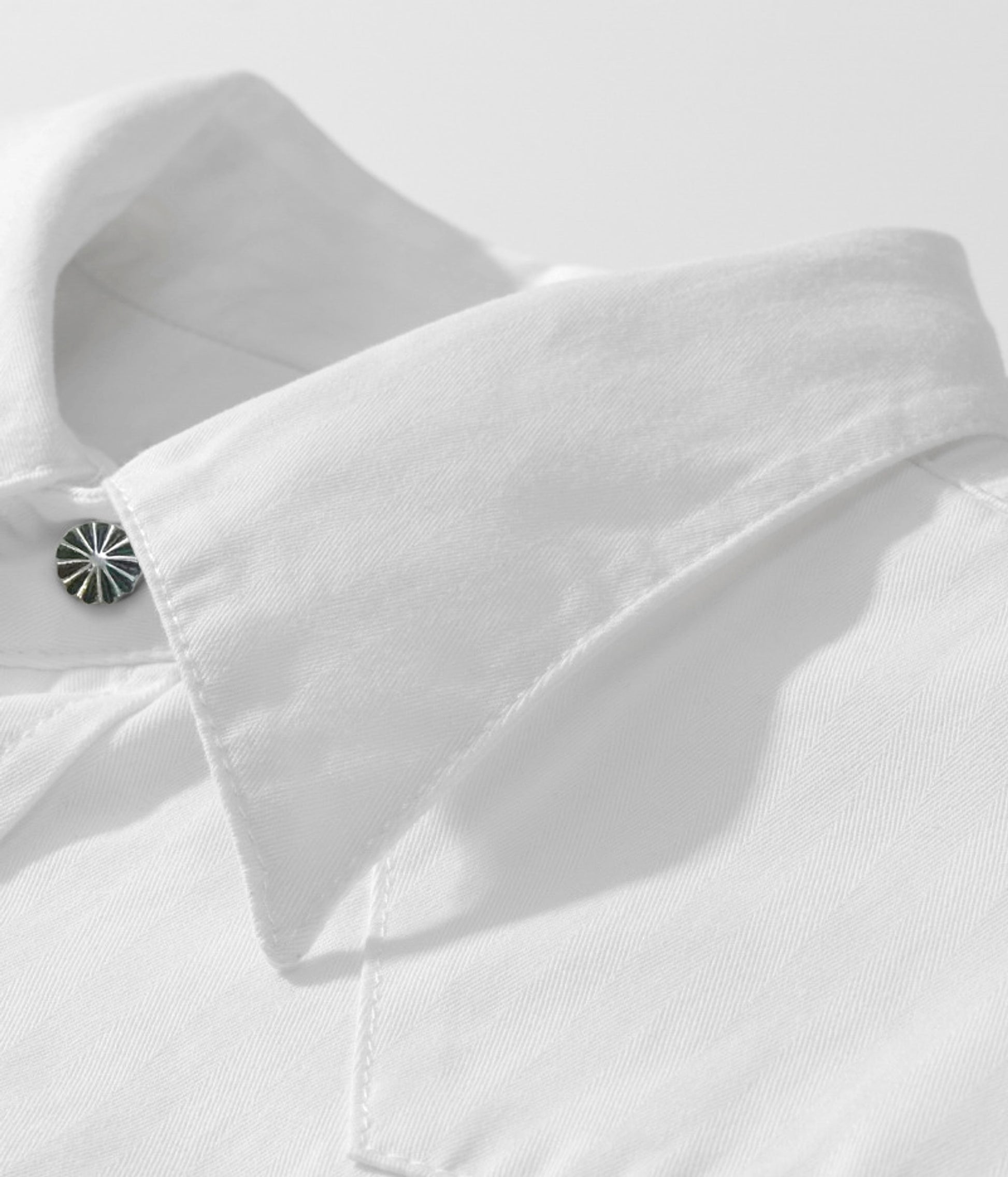 Classic Bag Flower Wash Denim Shirt - enhanced image 3