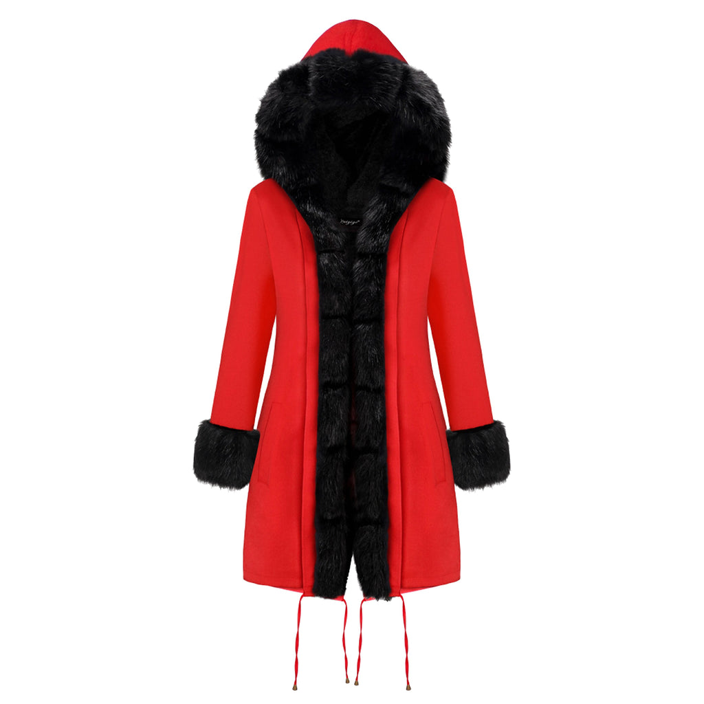 Color-Blocked Arctic Fur Parka – 25 Edition - enhanced image 3