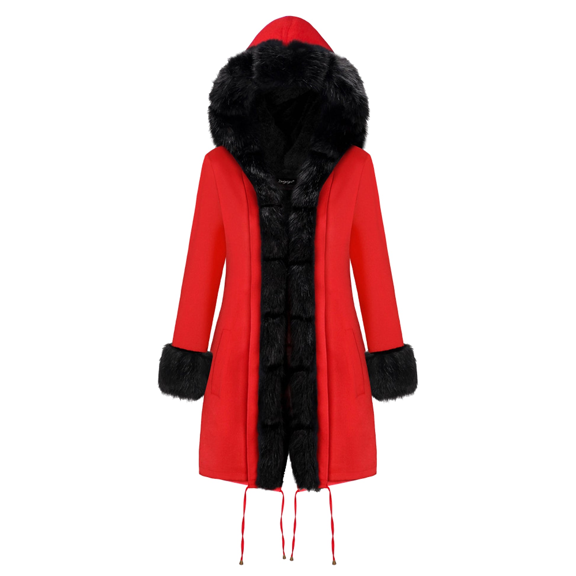 Color-Blocked Arctic Fur Parka – 25 Edition - enhanced image 3