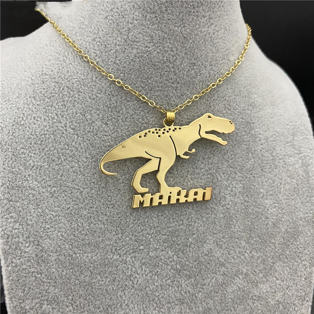 🦅 Custom Animal Pendant Necklace – Bold & Personalized for You - enhanced image 3