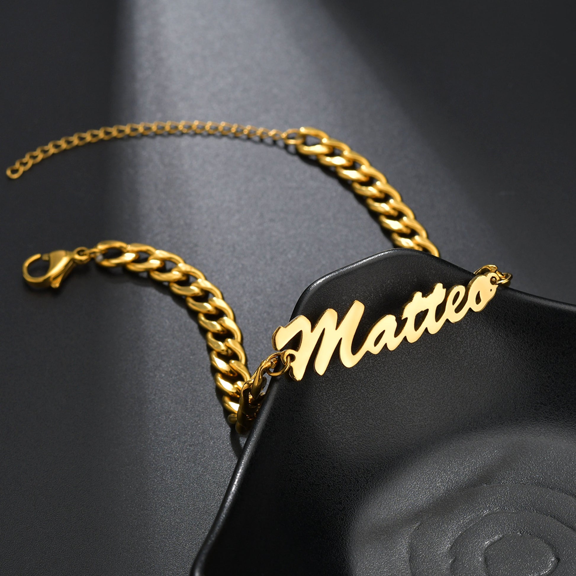 DIY Personalized Custom Stainless Steel Name Bracelet – Engraved Jewelry for Men & Women - enhanced image 3