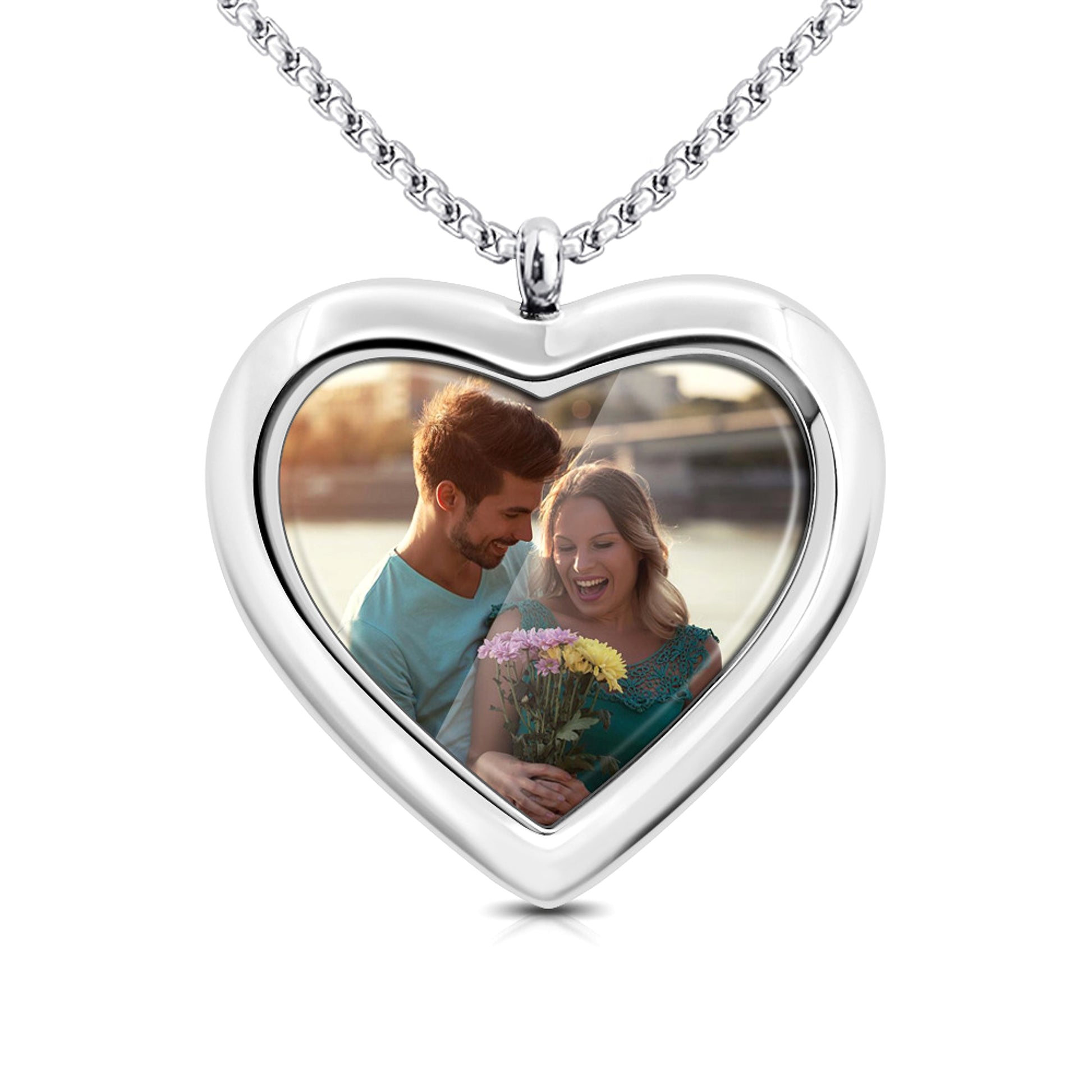 DIY Private Custom Memory Photo Frame Necklace - enhanced image 3