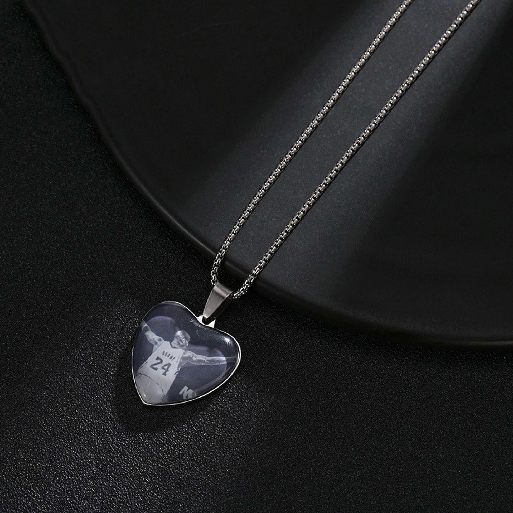 DIY Stainless Steel Love Photo Necklace - enhanced image 3