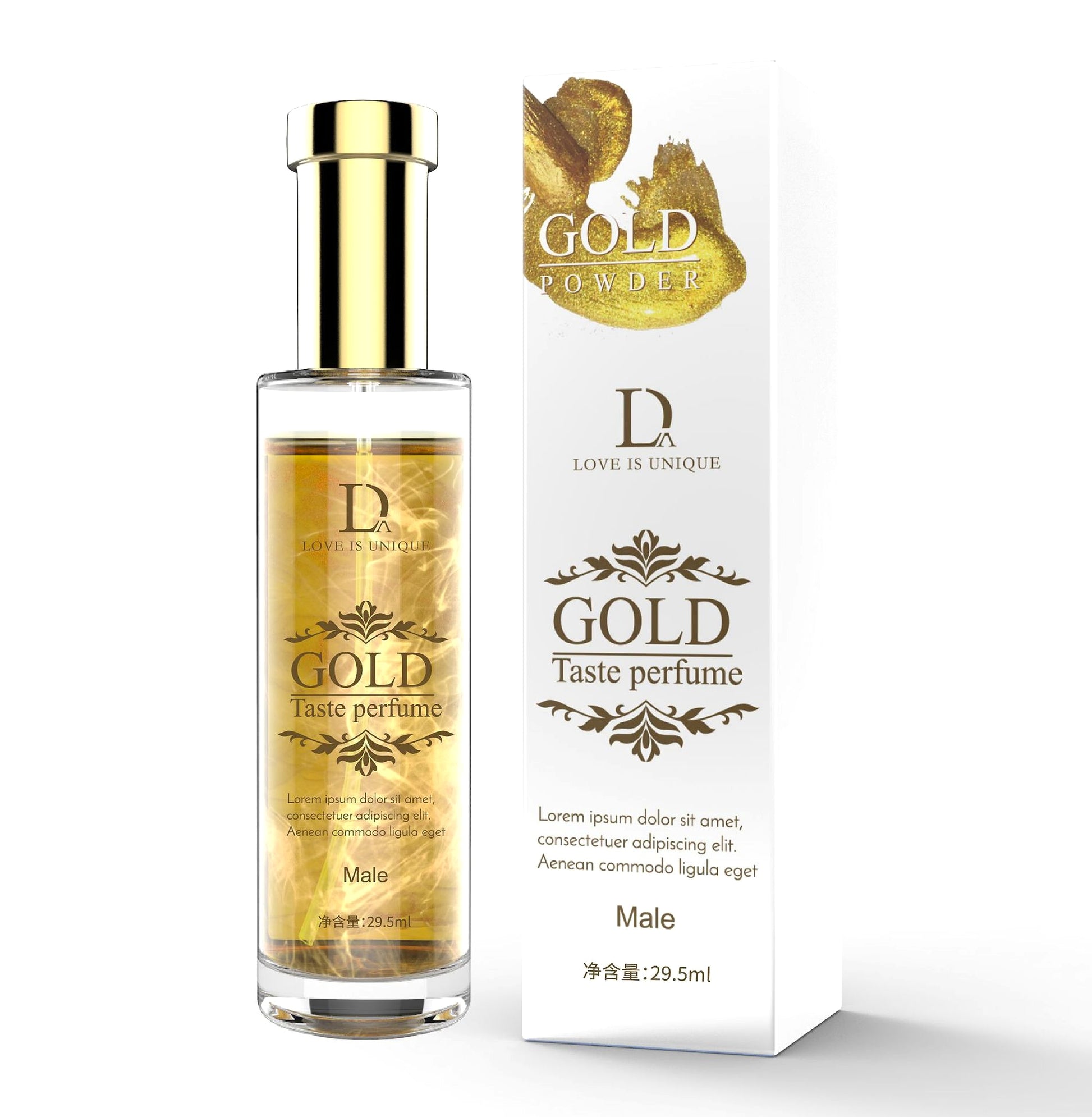 Elegant Car Student Fragrance Powder Perfume Gilded Sand - enhanced image 3
