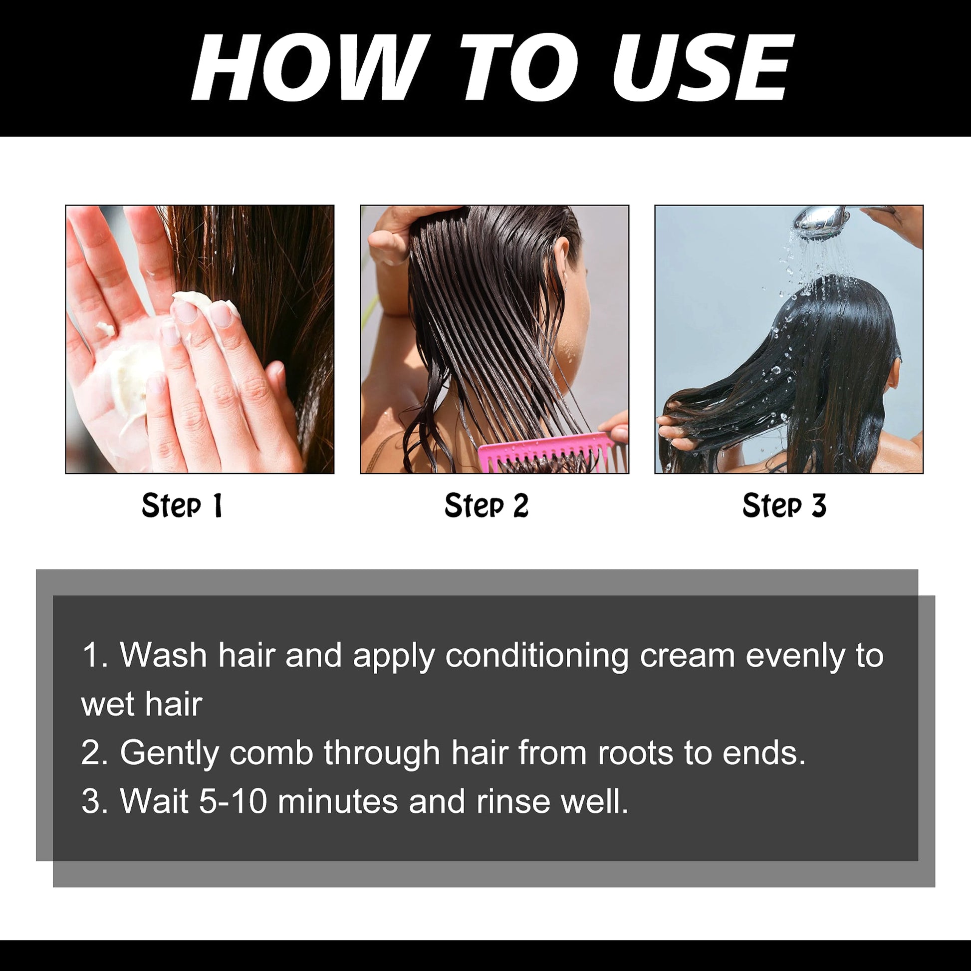 ELLHOE™ Keratin Hair Repair Cream – Restores Damaged & Dyed Hair - enhanced image 3