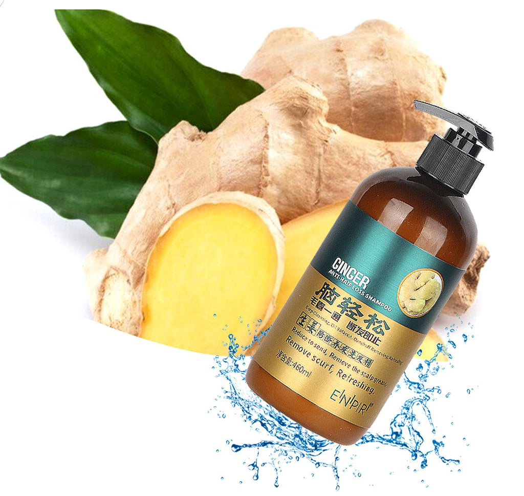Enherb™ Ginger Anti-Break Shampoo – Nutrient-Rich Hair Defense - enhanced image 3