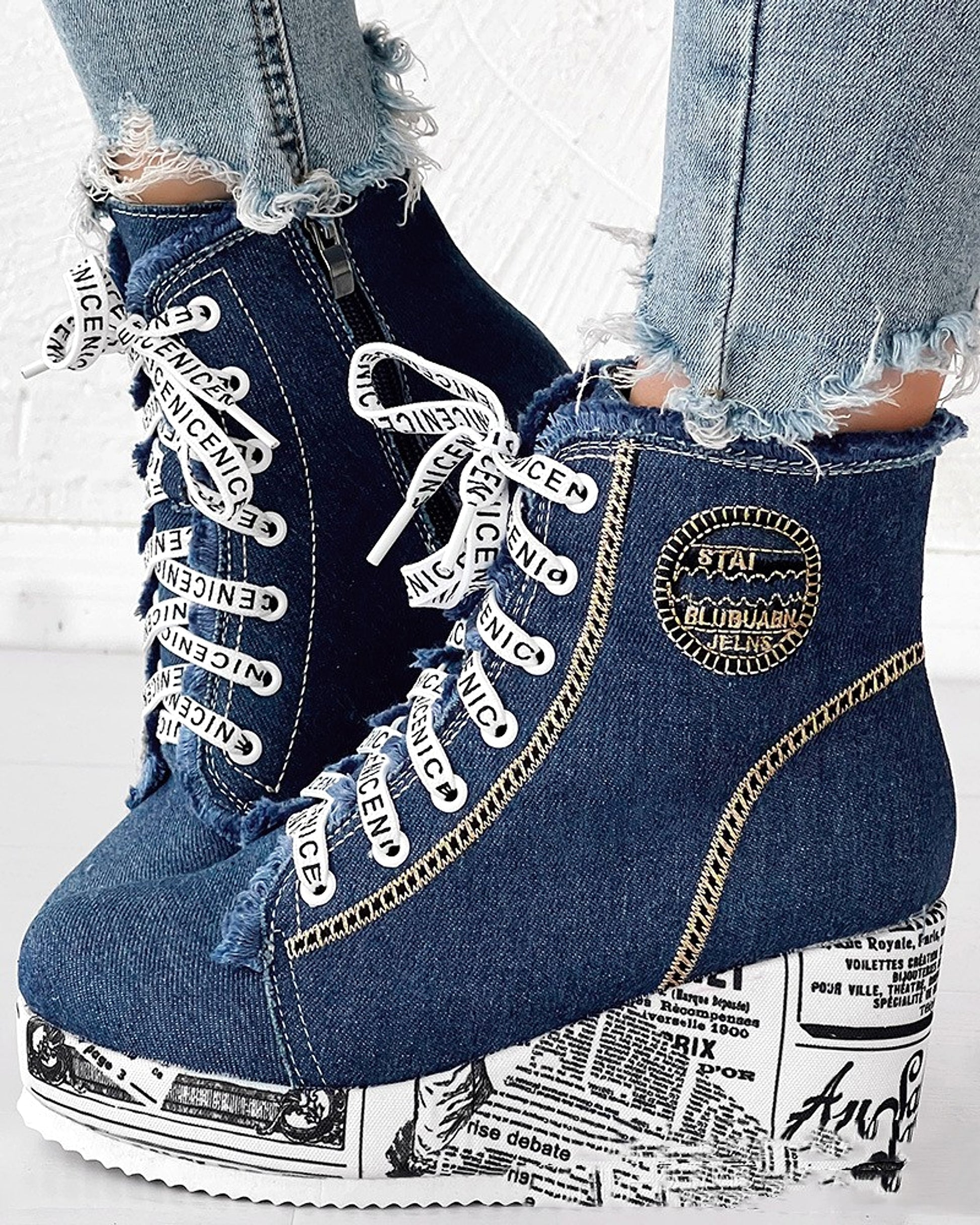 European And American Women's Clothing Colorful Rose Sneaker - enhanced image 3