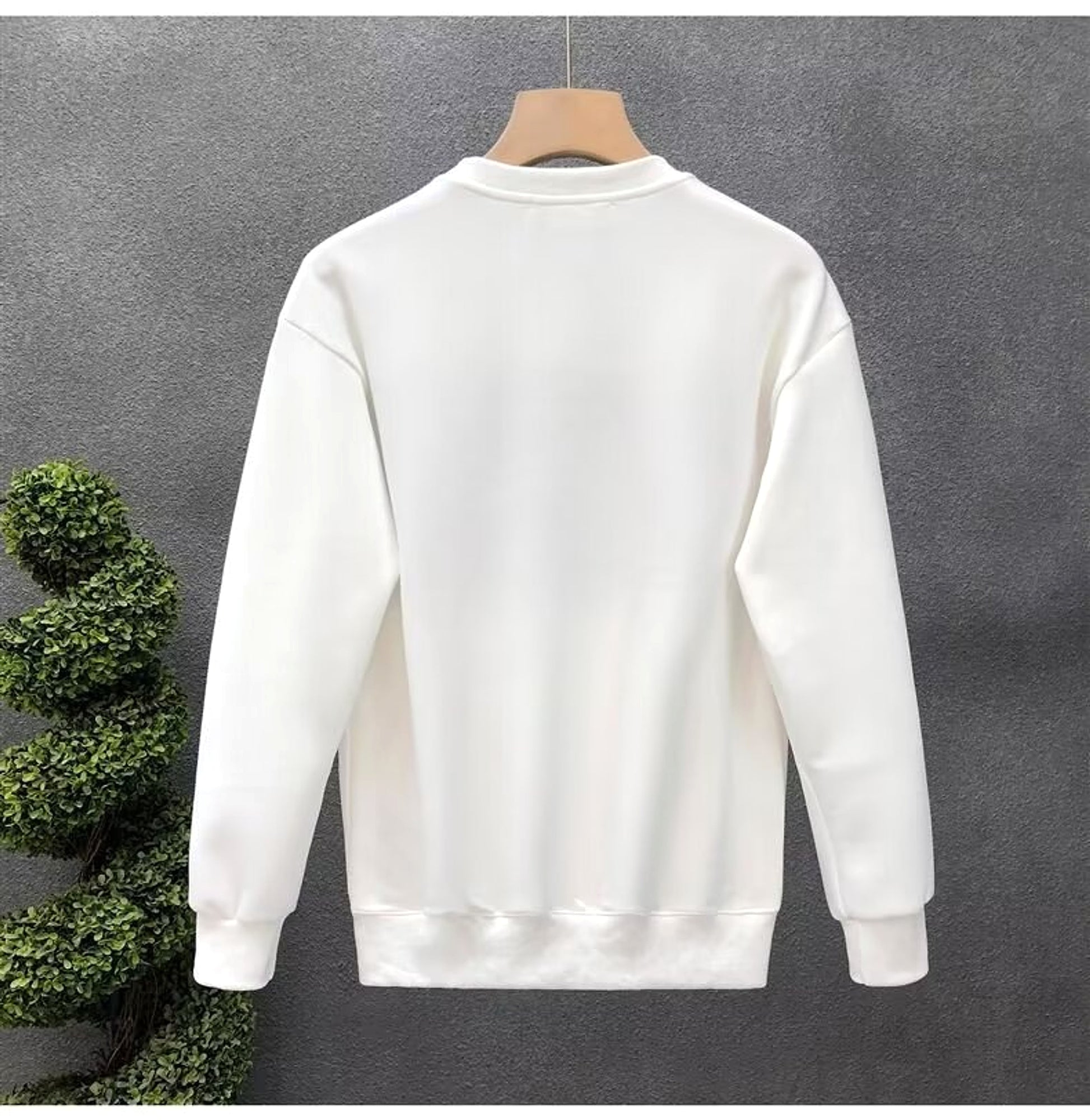 Fashion Brand Crew Neck Pullover Sweatshirt Men - enhanced image 3