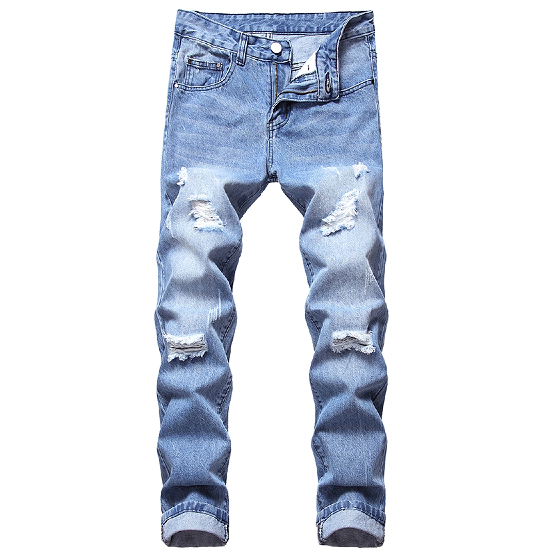 Fashion Ripped Cool Jeans Men - enhanced image 3
