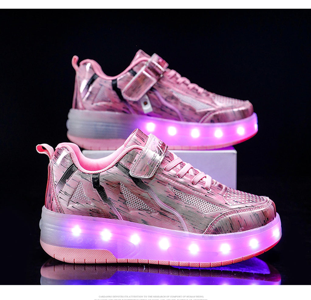 Fashionable Personality Detachable Roller Shoes For Boys - enhanced image 3