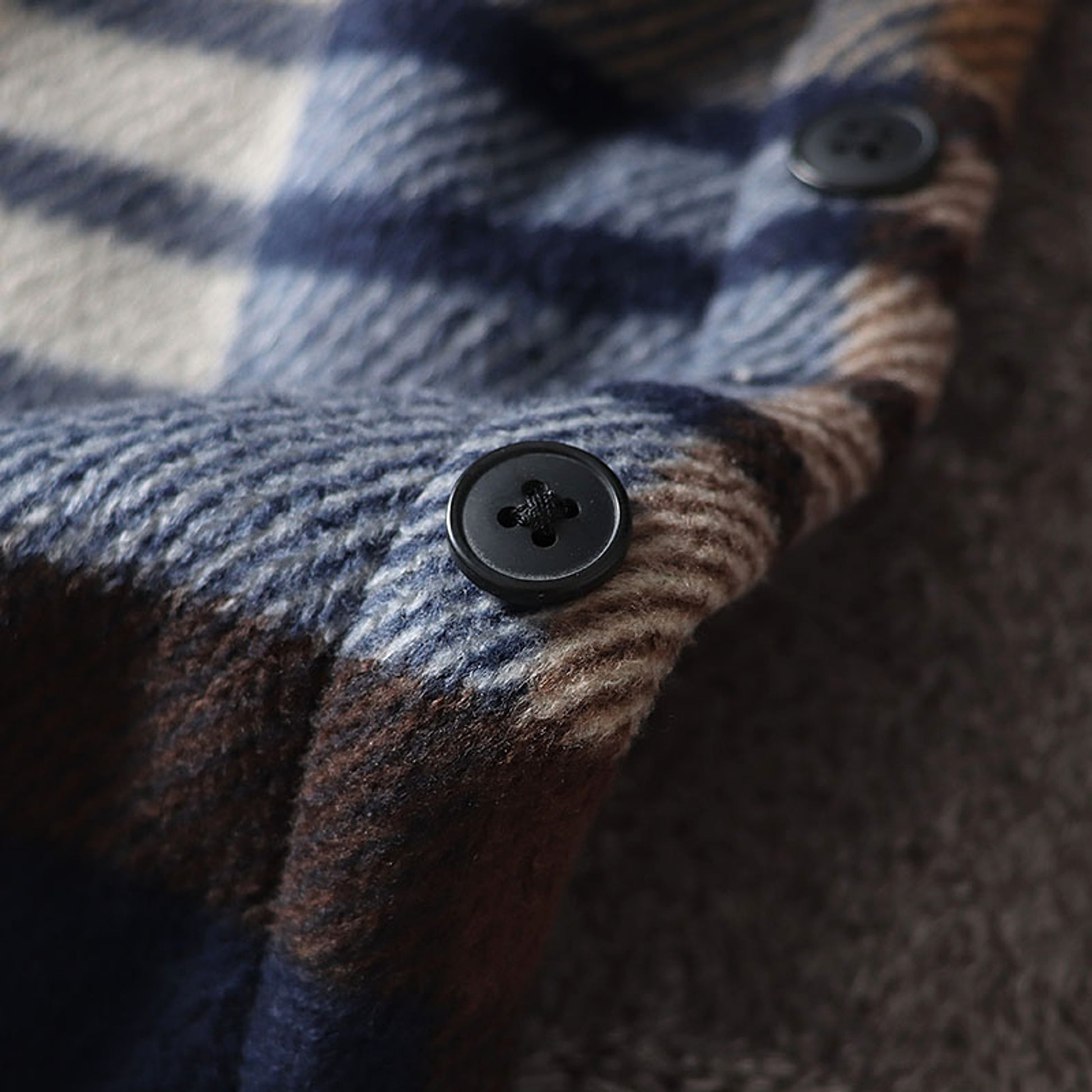 Flannel Plaid Warm Leisure Lapel Long Sleeve DressShirt - enhanced image 3