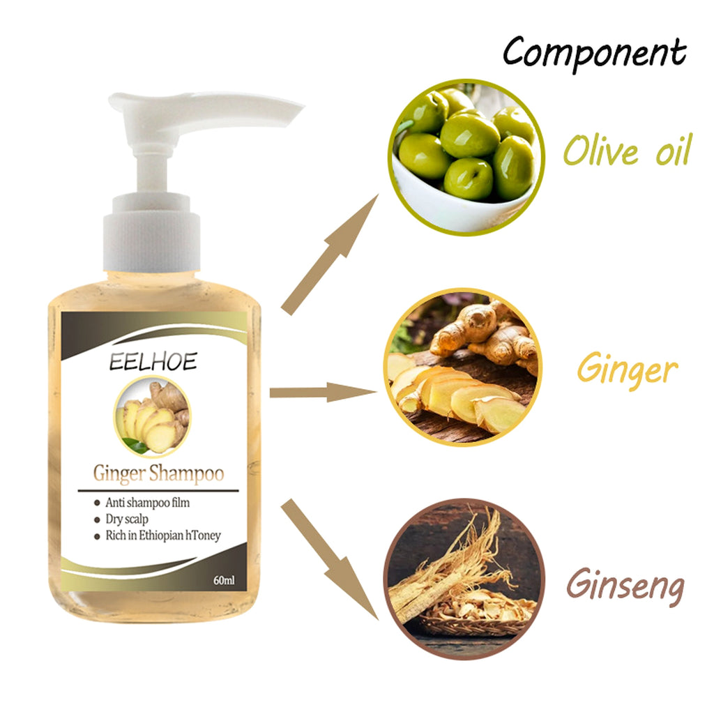 Ginger Root Hair Regeneration Shampoo – Anti-Hair Loss & Growth Booster - enhanced image 3