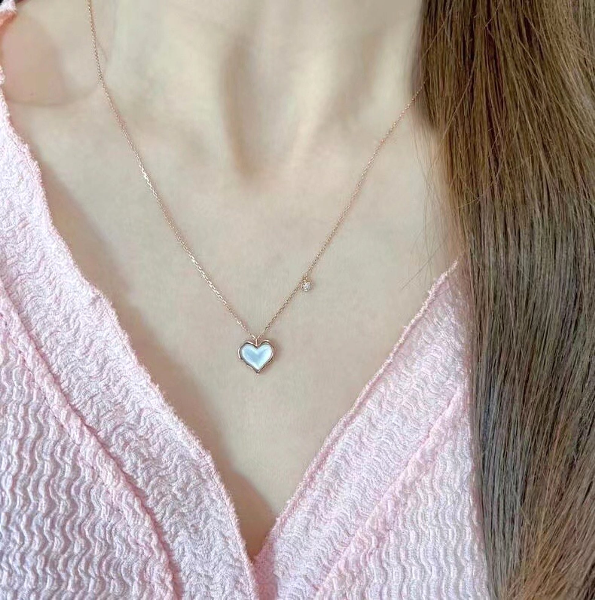LuxeJewels™ - Gilded Love – 18K Rose Gold Collar Chain Set - enhanced image 3