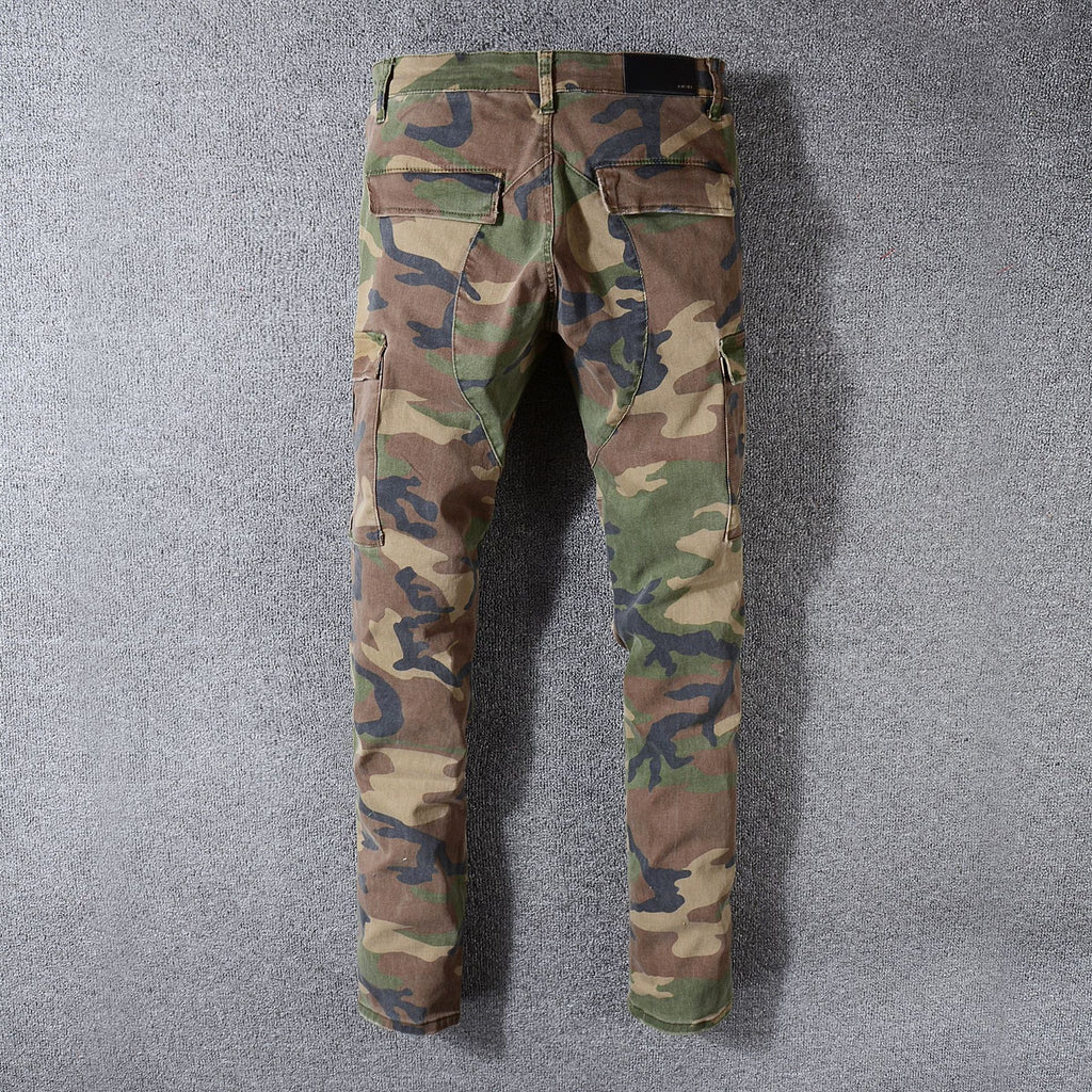 High Street Fashion Ripped Jeans For Men - enhanced image 3