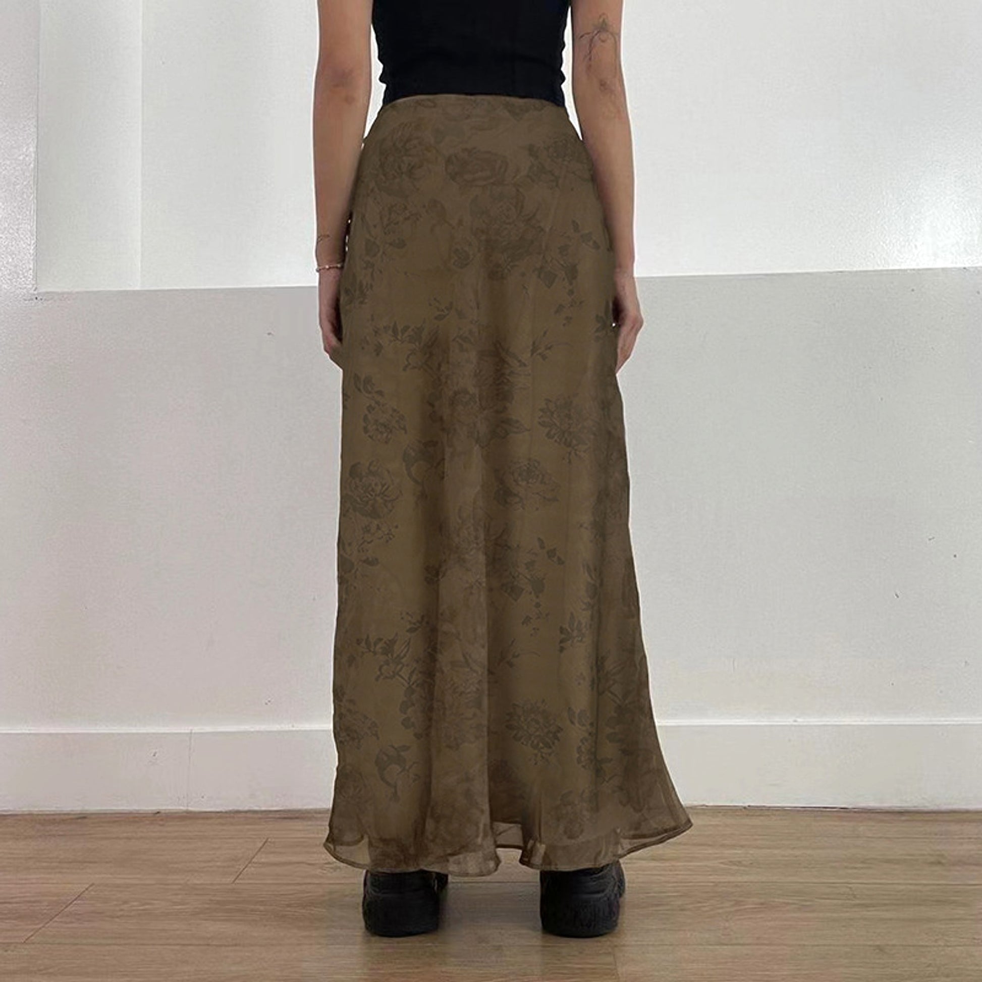 High Waist Slim Printed Street Style Casual Dress - enhanced image 3