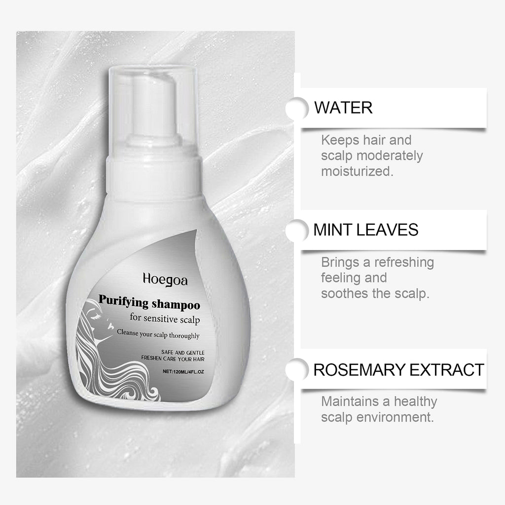Hoegoa Chamomile Shampoo for Smooth & Shine | For Dry & Frizzy Hair - enhanced image 3